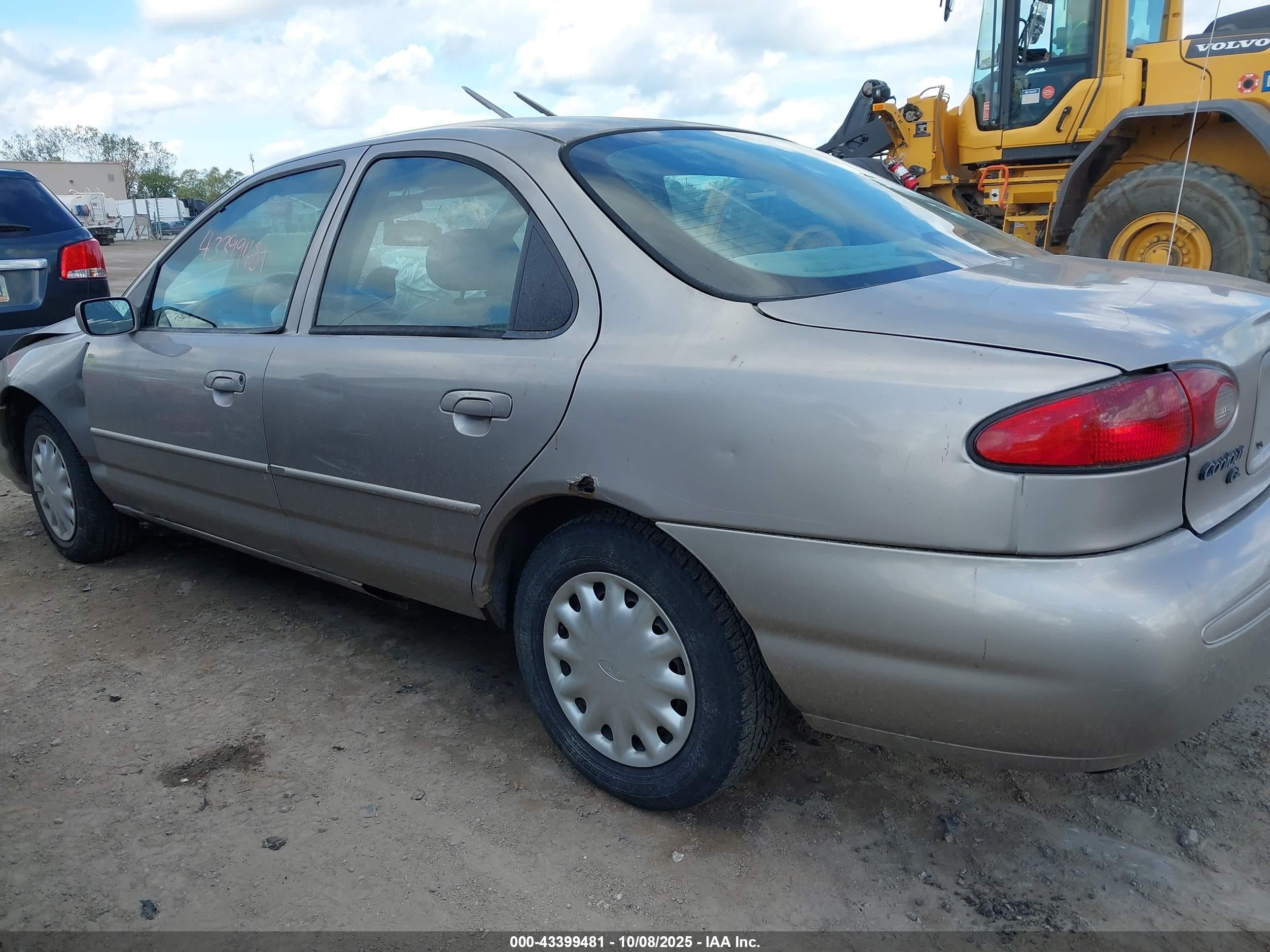 1996 Ford Contour Gl/sport Gray vin: 1FALP6536TK194255