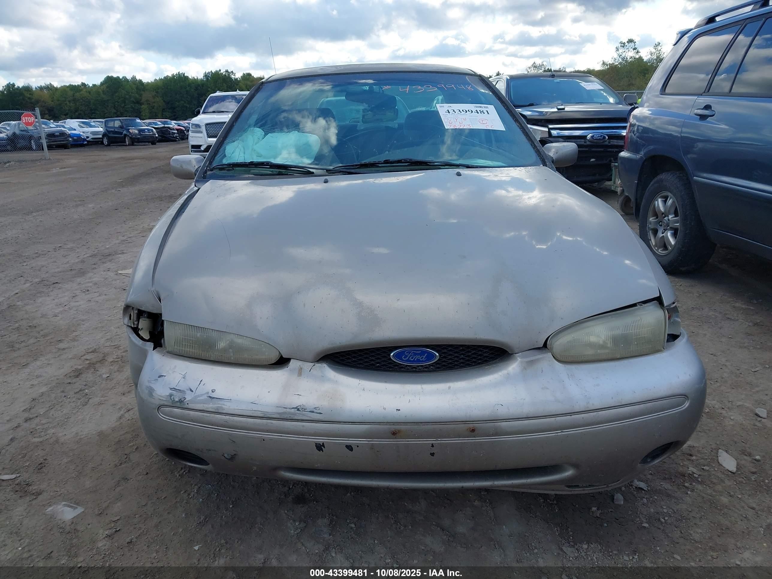 1996 Ford Contour Gl/sport Gray vin: 1FALP6536TK194255