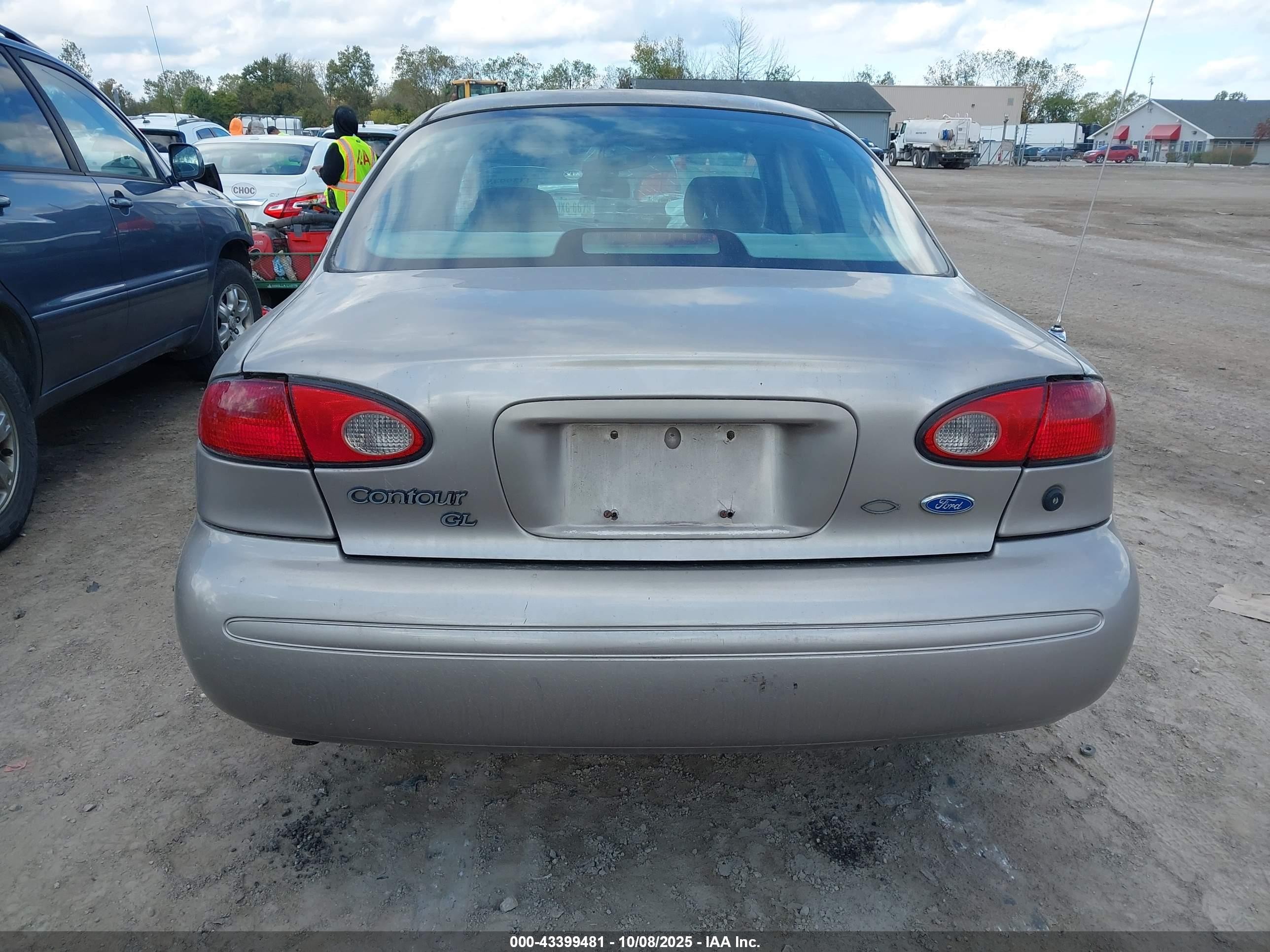 1996 Ford Contour Gl/sport Gray vin: 1FALP6536TK194255