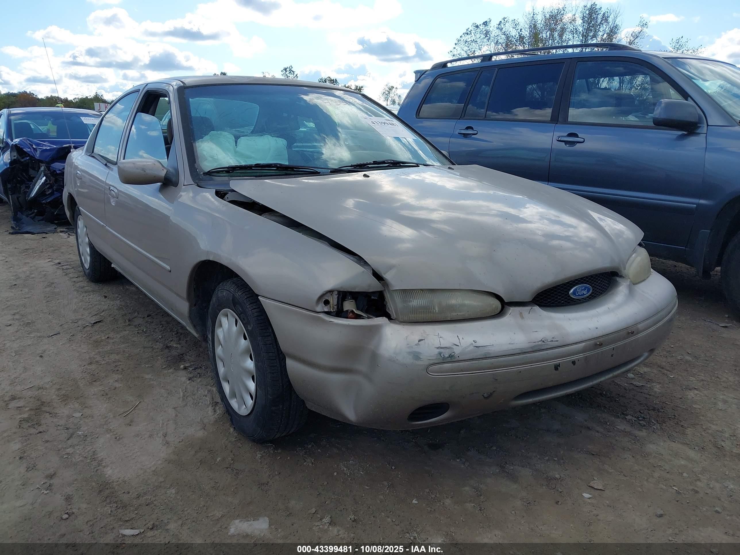 1996 Ford Contour Gl/sport Gray vin: 1FALP6536TK194255
