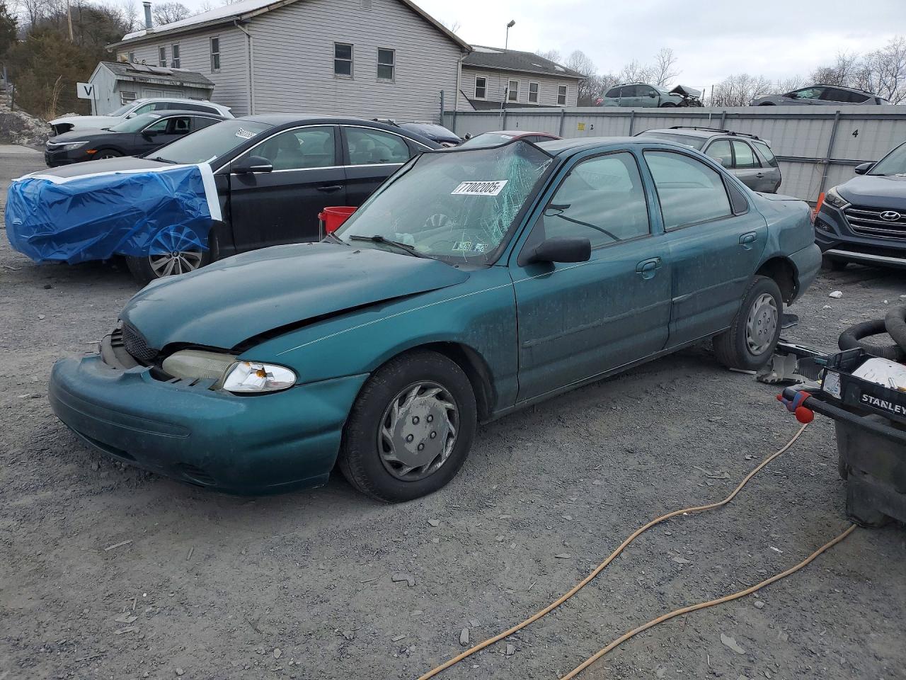 1997 Ford Contour Base Green vin: 1FALP6536VK160206