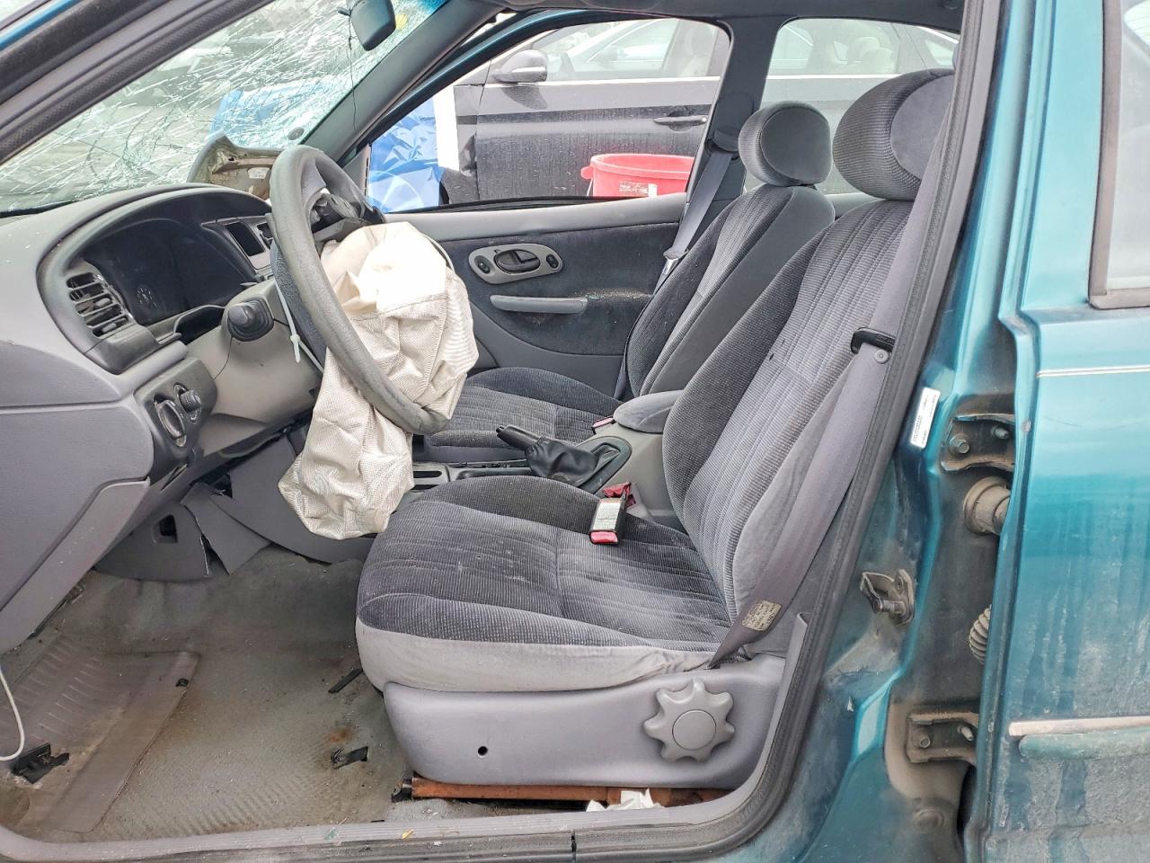 1997 Ford Contour Base Green vin: 1FALP6536VK160206