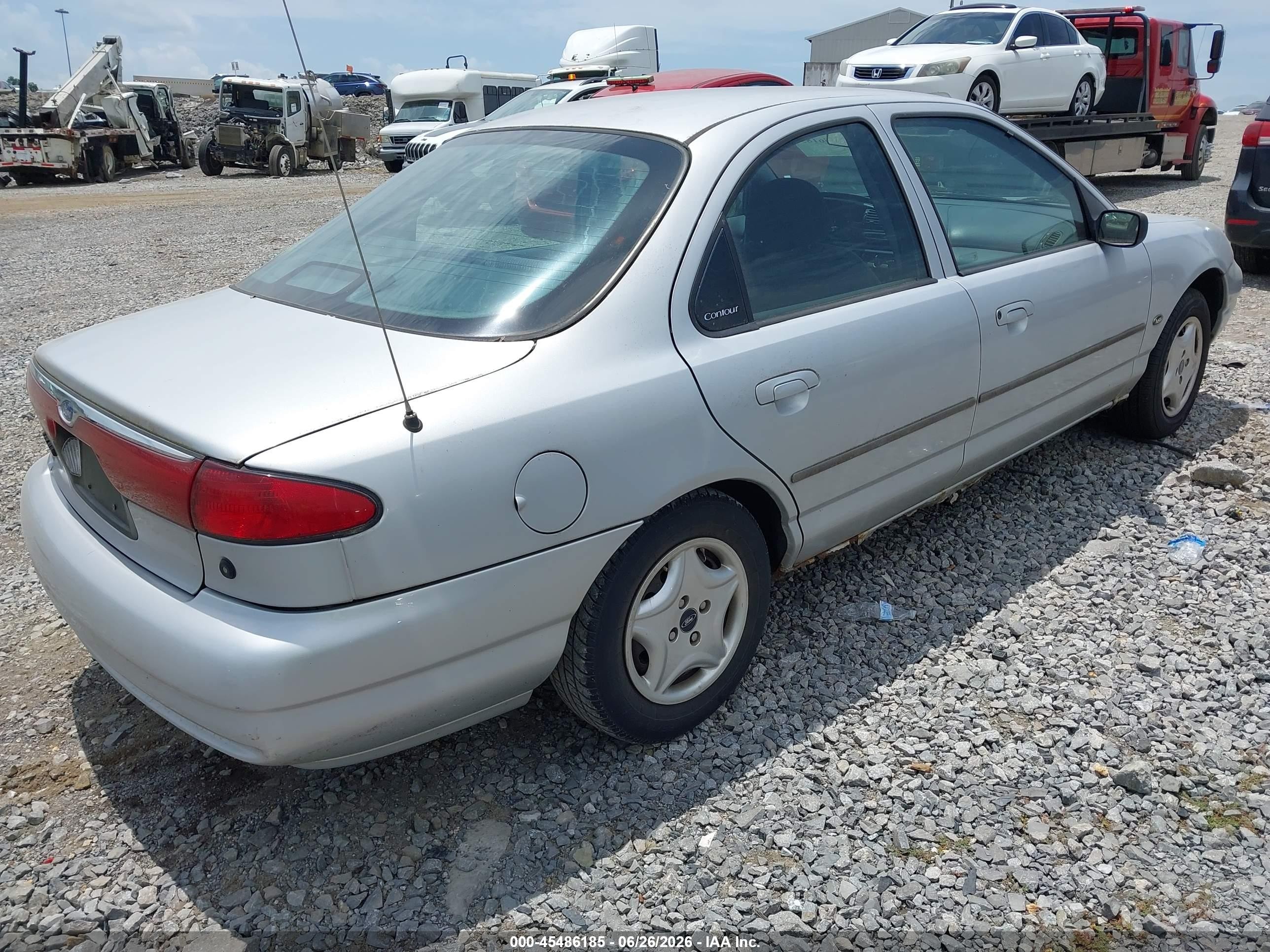 1998 Ford Contour Lx Gray vin: 1FALP6538WK178319