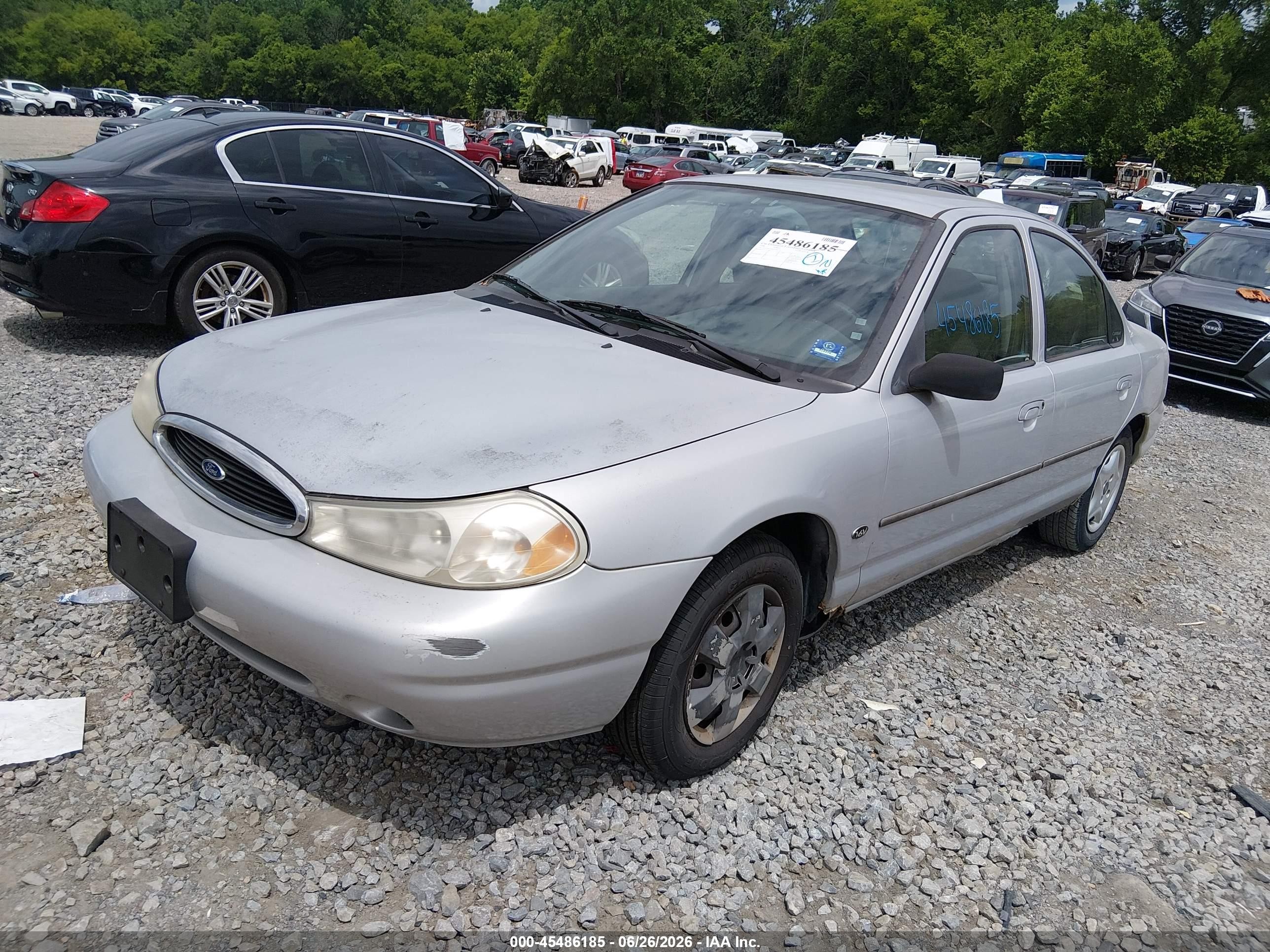 1998 Ford Contour Lx Gray vin: 1FALP6538WK178319