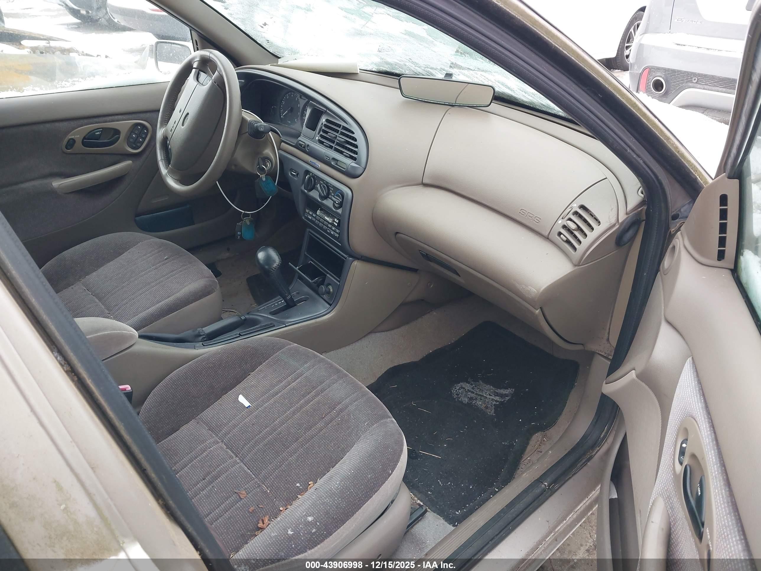 1996 Ford Contour Gl/sport Gray vin: 1FALP6539TK210920