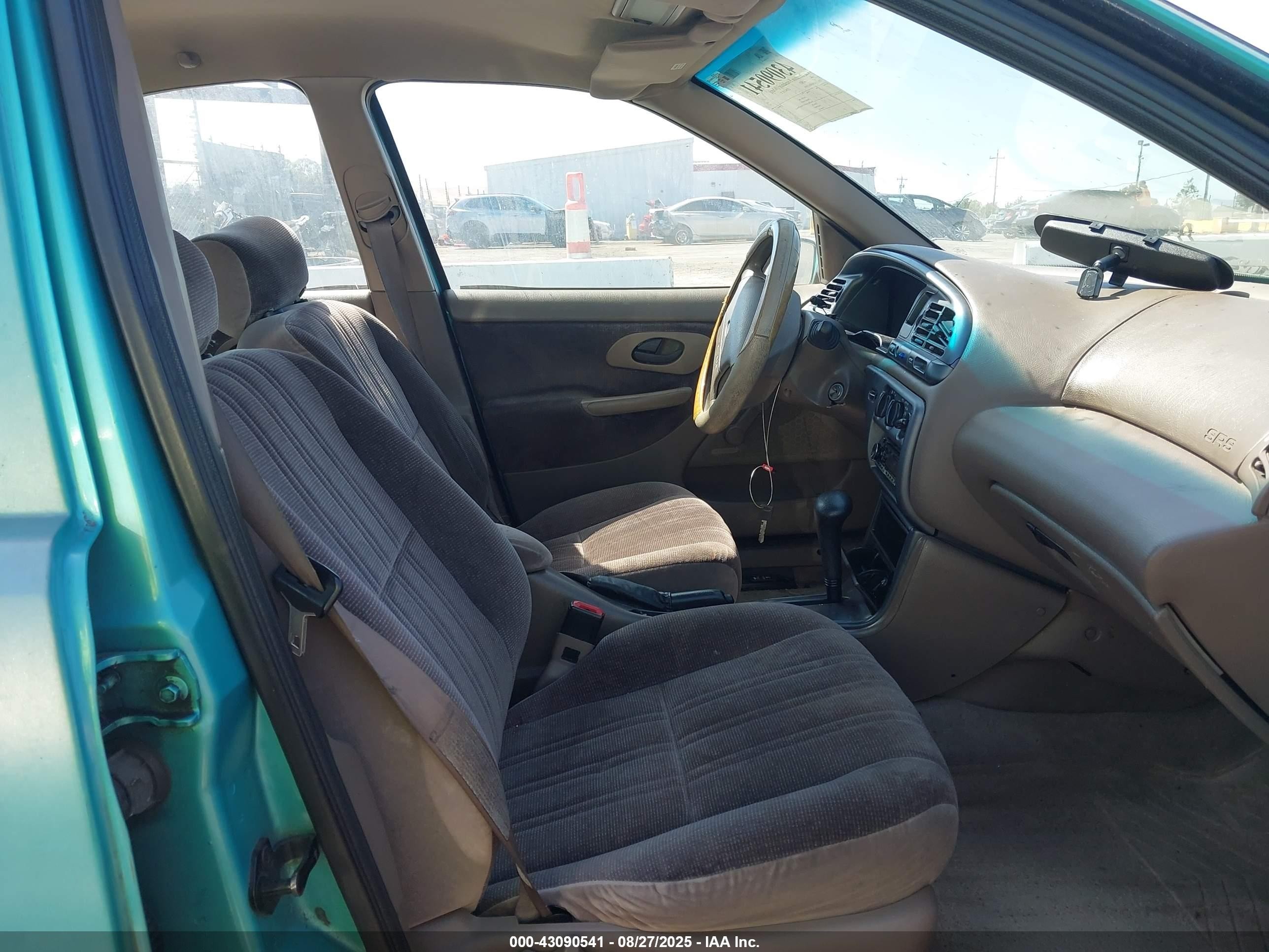 1995 Ford Contour Gl Turquoise vin: 1FALP653XSK119556