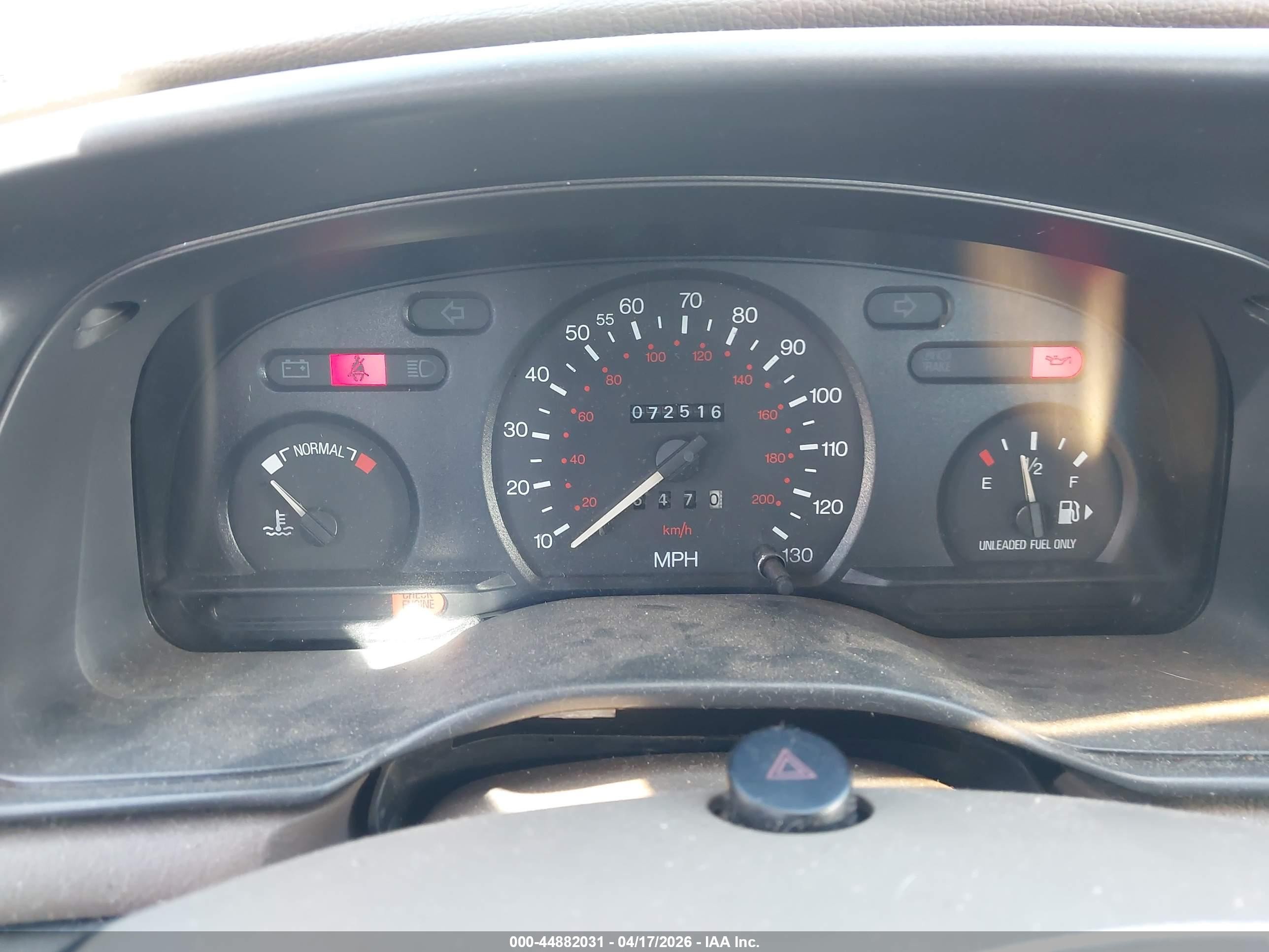 1996 Ford Contour Gl/sport Blue vin: 1FALP653XTK240153