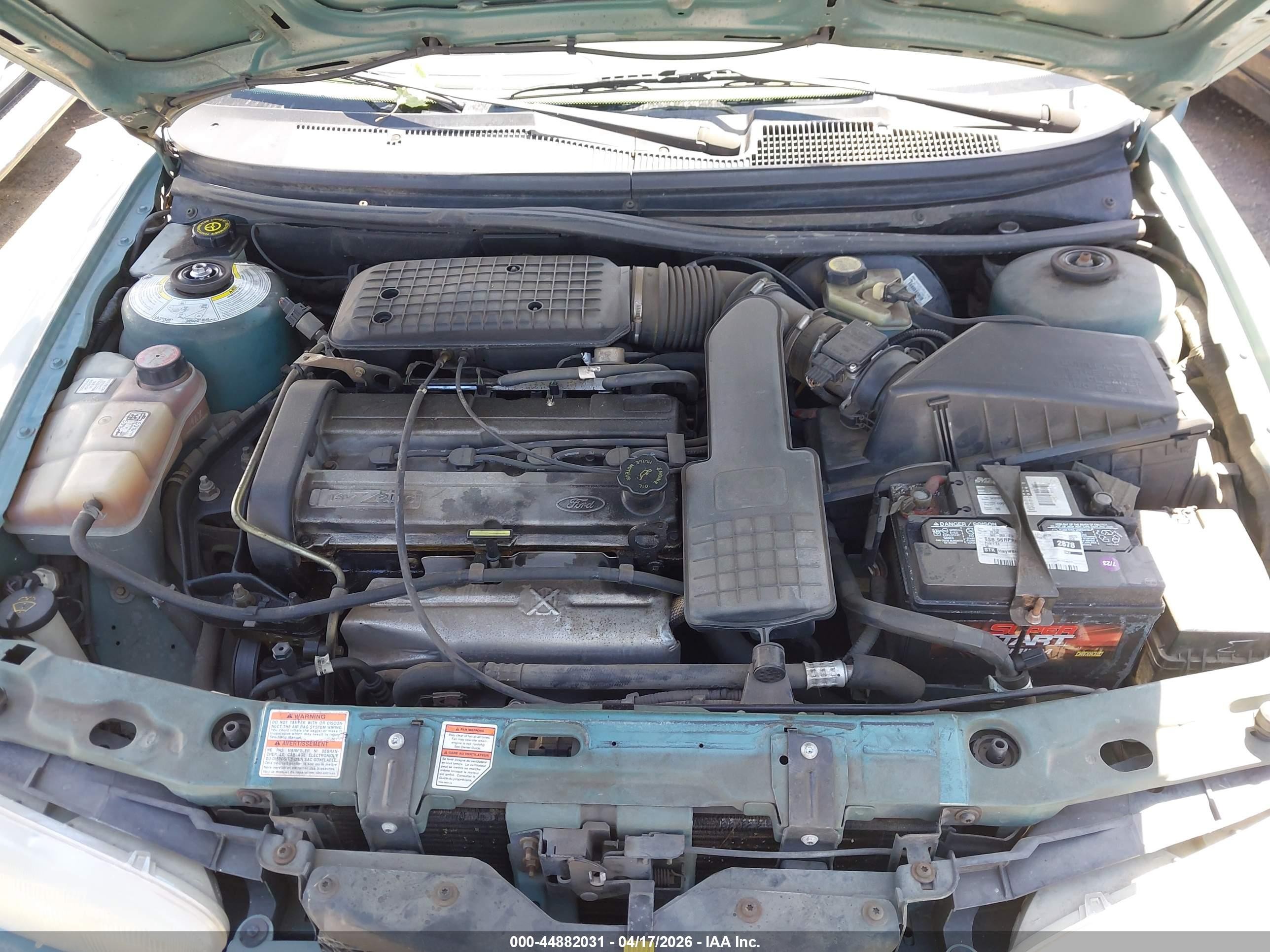 1996 Ford Contour Gl/sport Blue vin: 1FALP653XTK240153