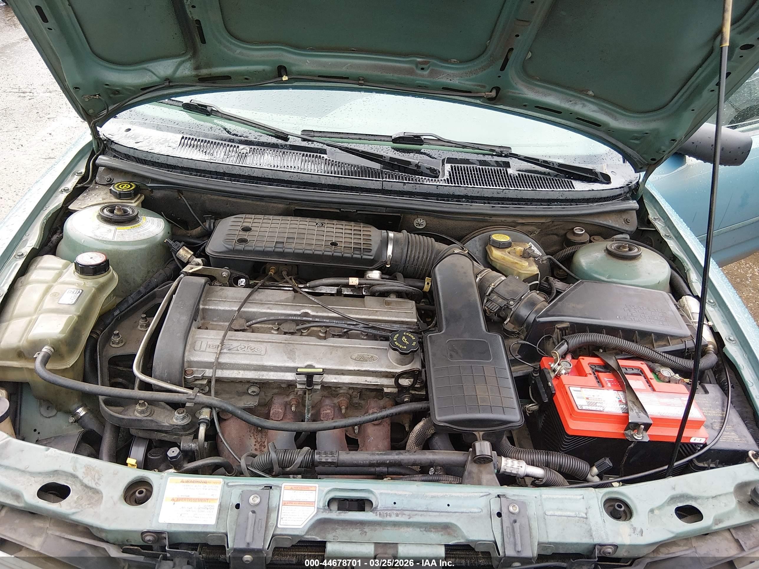 1997 Ford Contour Gl Light Blue vin: 1FALP653XVK157146