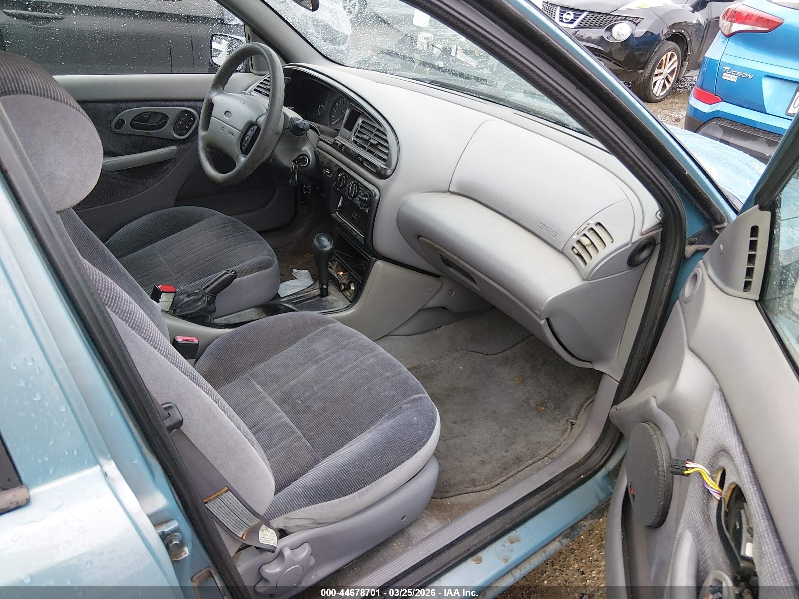 1997 Ford Contour Gl Light Blue vin: 1FALP653XVK157146