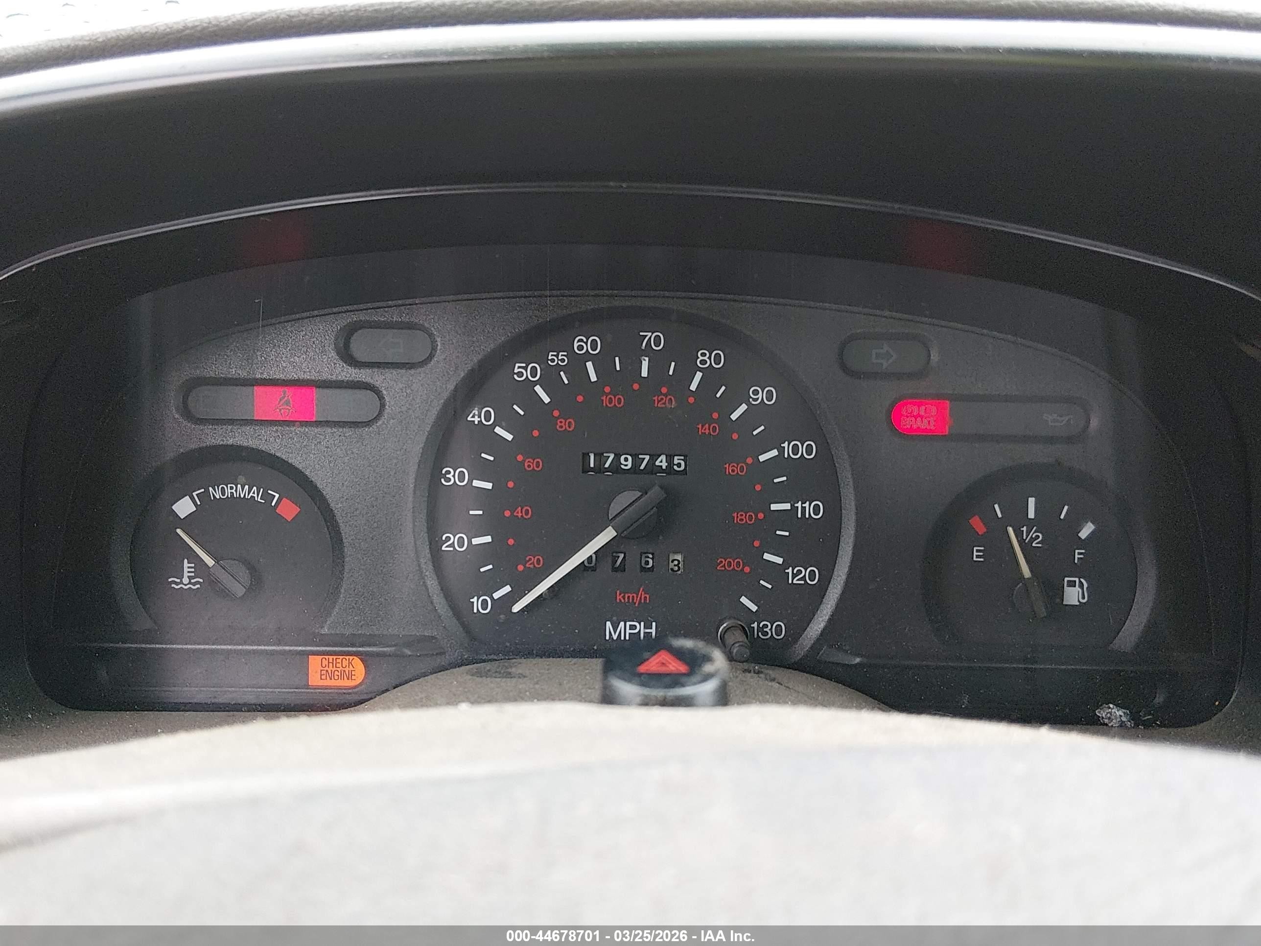 1997 Ford Contour Gl Light Blue vin: 1FALP653XVK157146