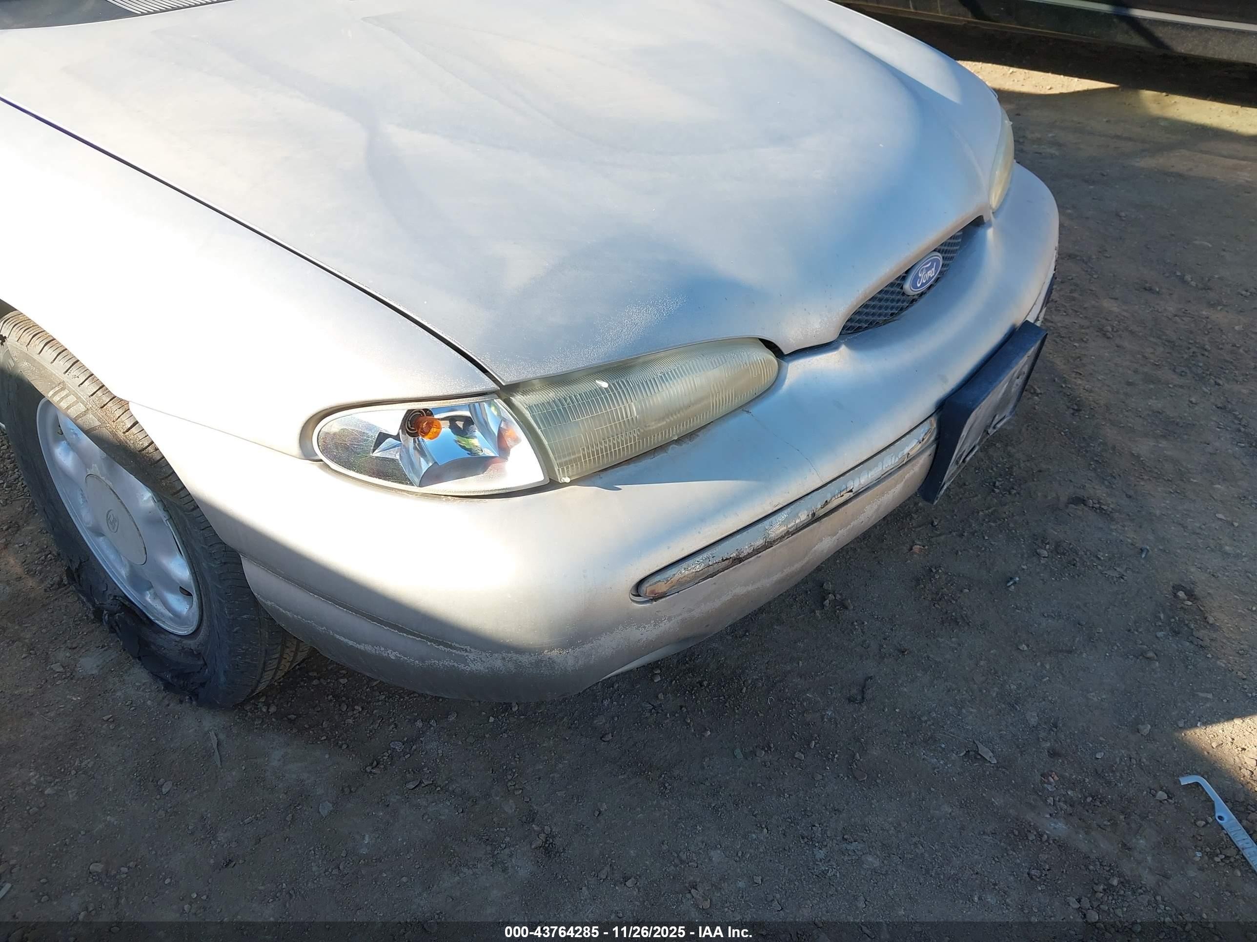1995 Ford Contour Gl Gray vin: 1FALP65L0SK170886