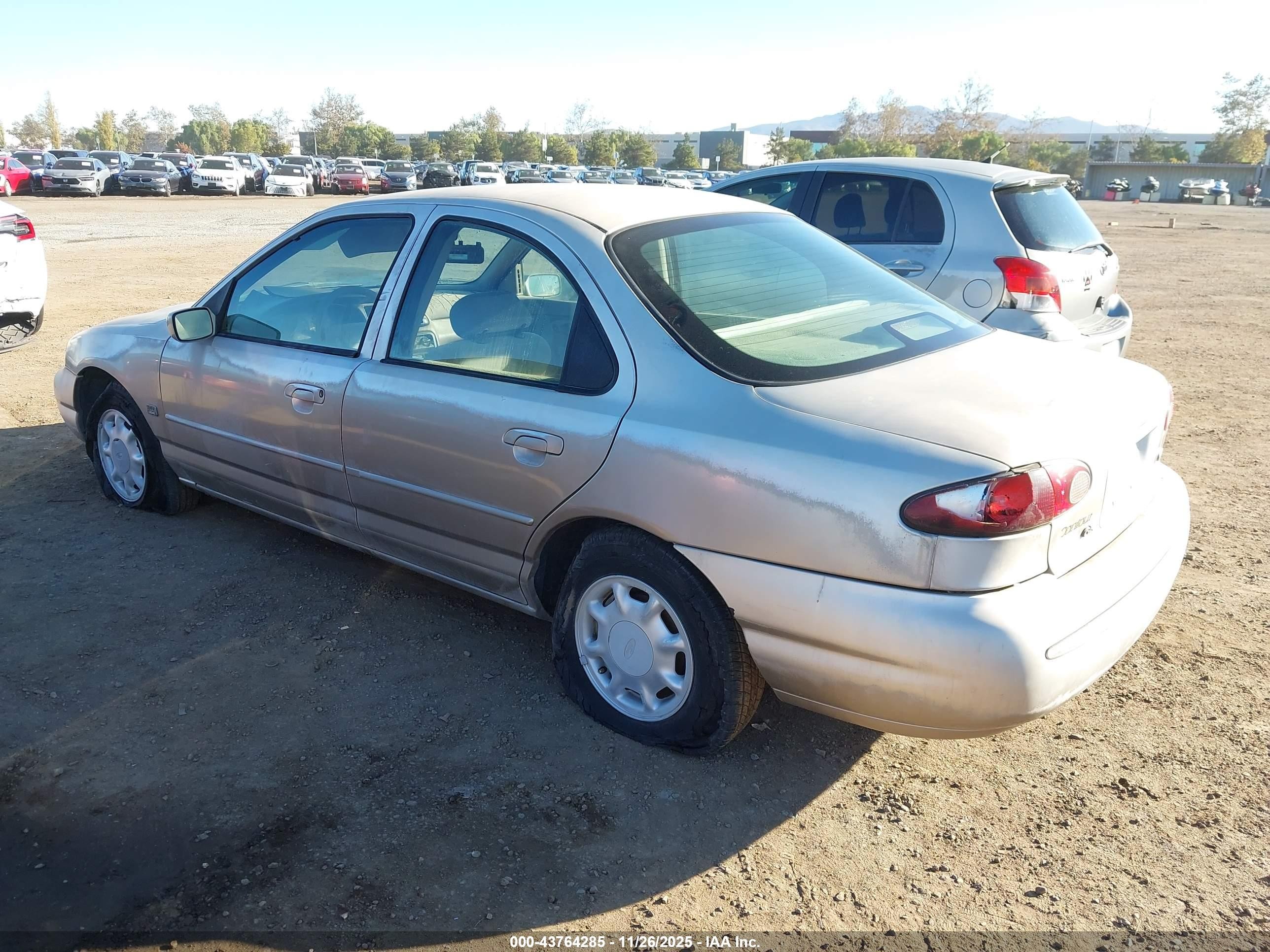 1995 Ford Contour Gl Gray vin: 1FALP65L0SK170886