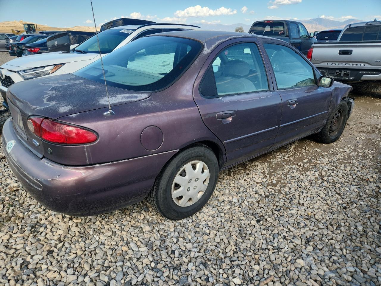 1996 Ford Contour Gl Purple vin: 1FALP65L2TK163889