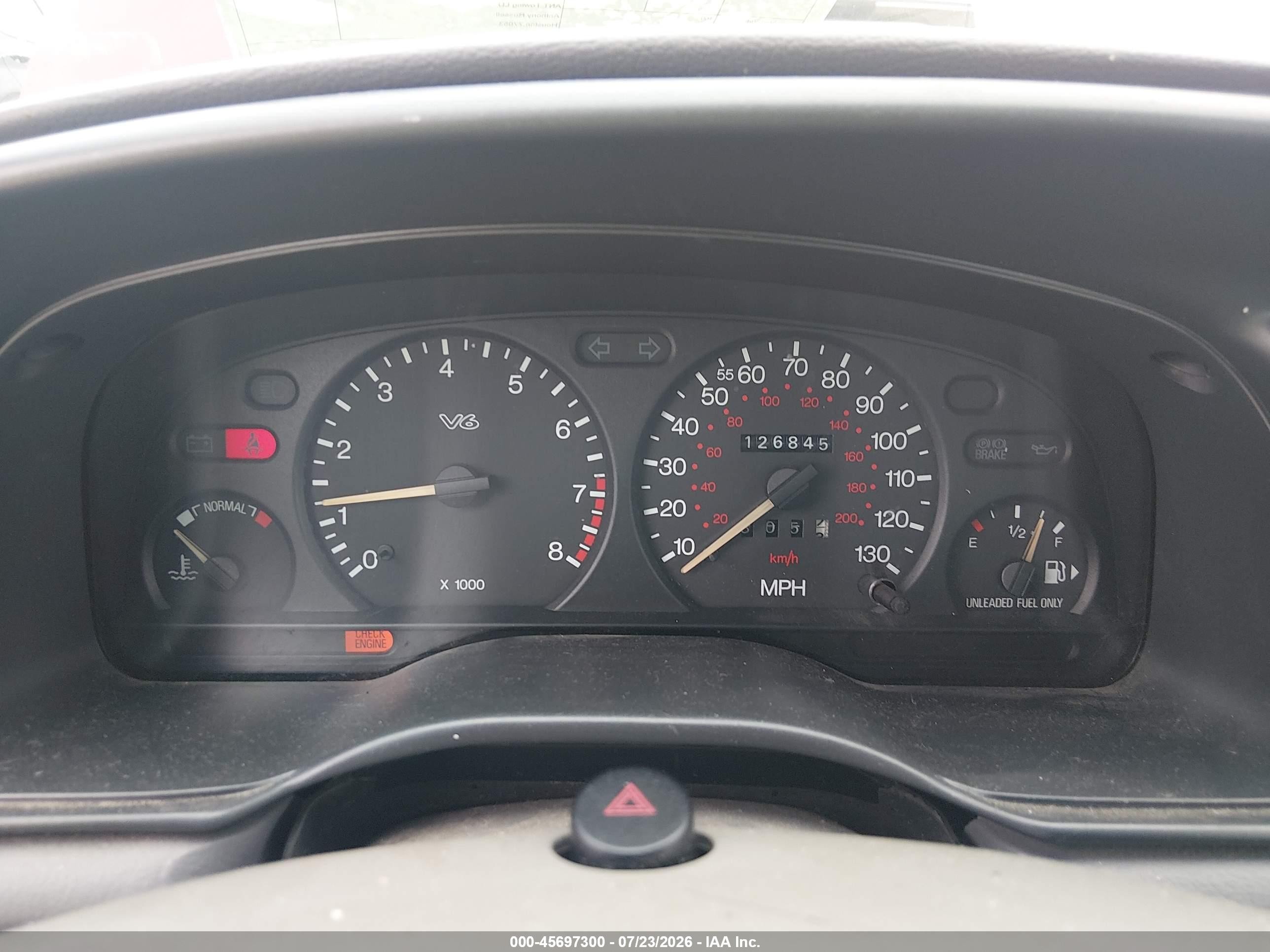 1996 Ford Contour Gl/sport Red vin: 1FALP65L5TK198314