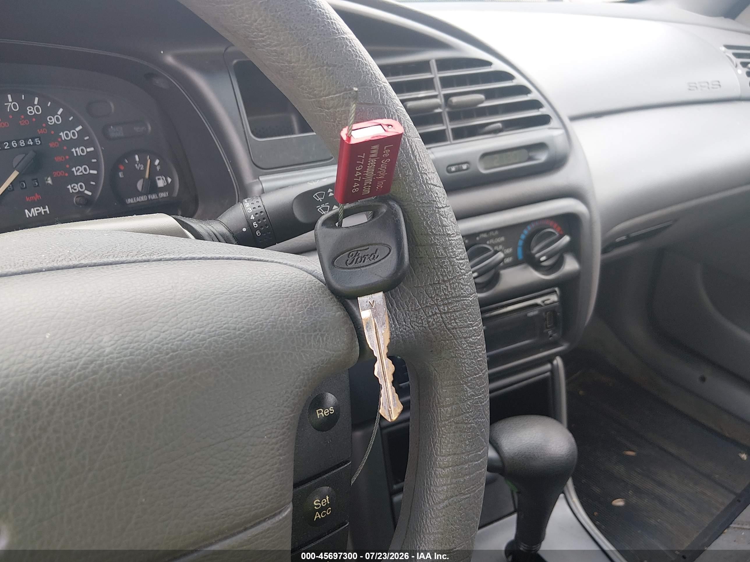1996 Ford Contour Gl/sport Red vin: 1FALP65L5TK198314