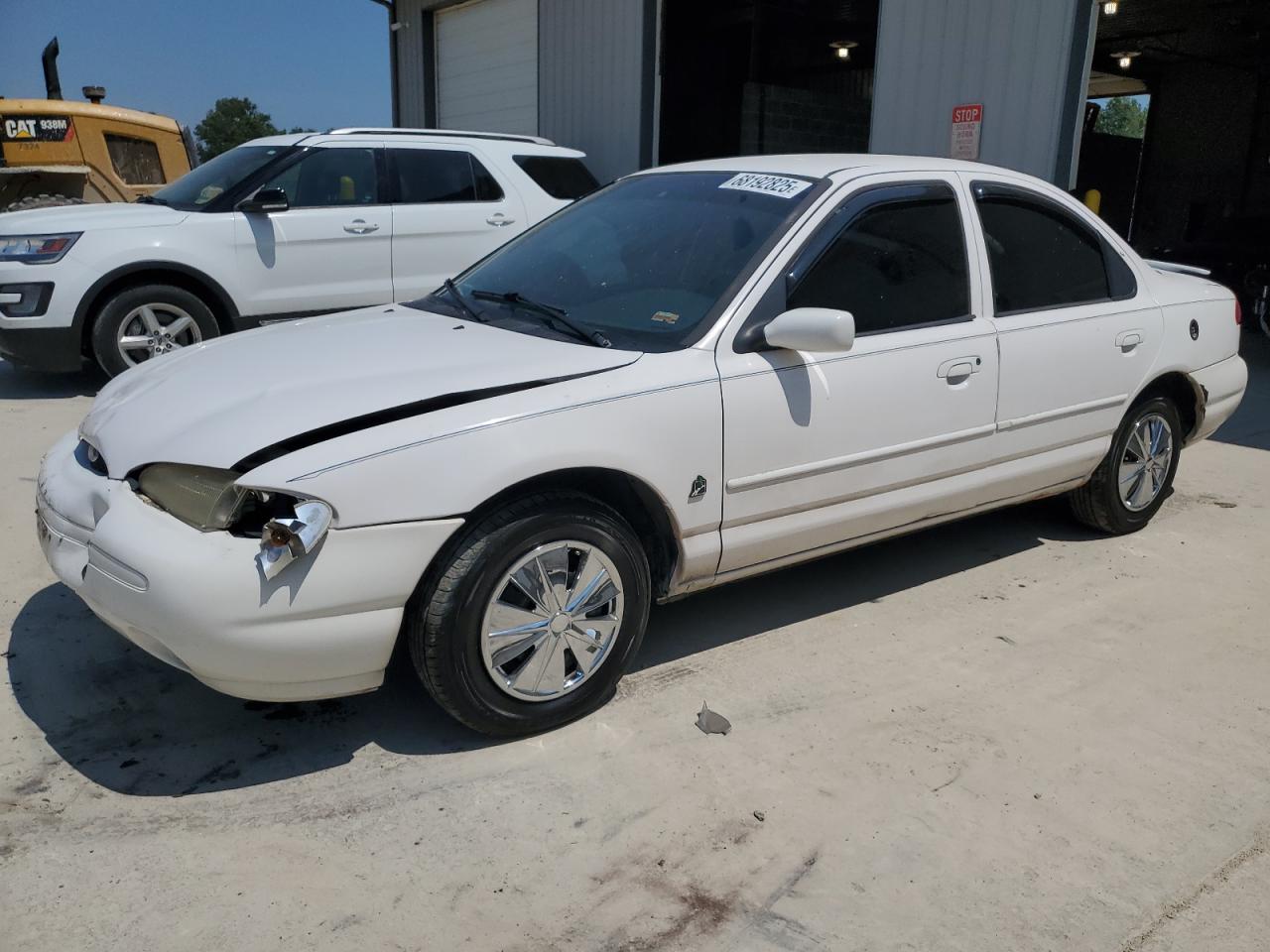 1996 Ford Contour Gl White vin: 1FALP65Z1TK226551