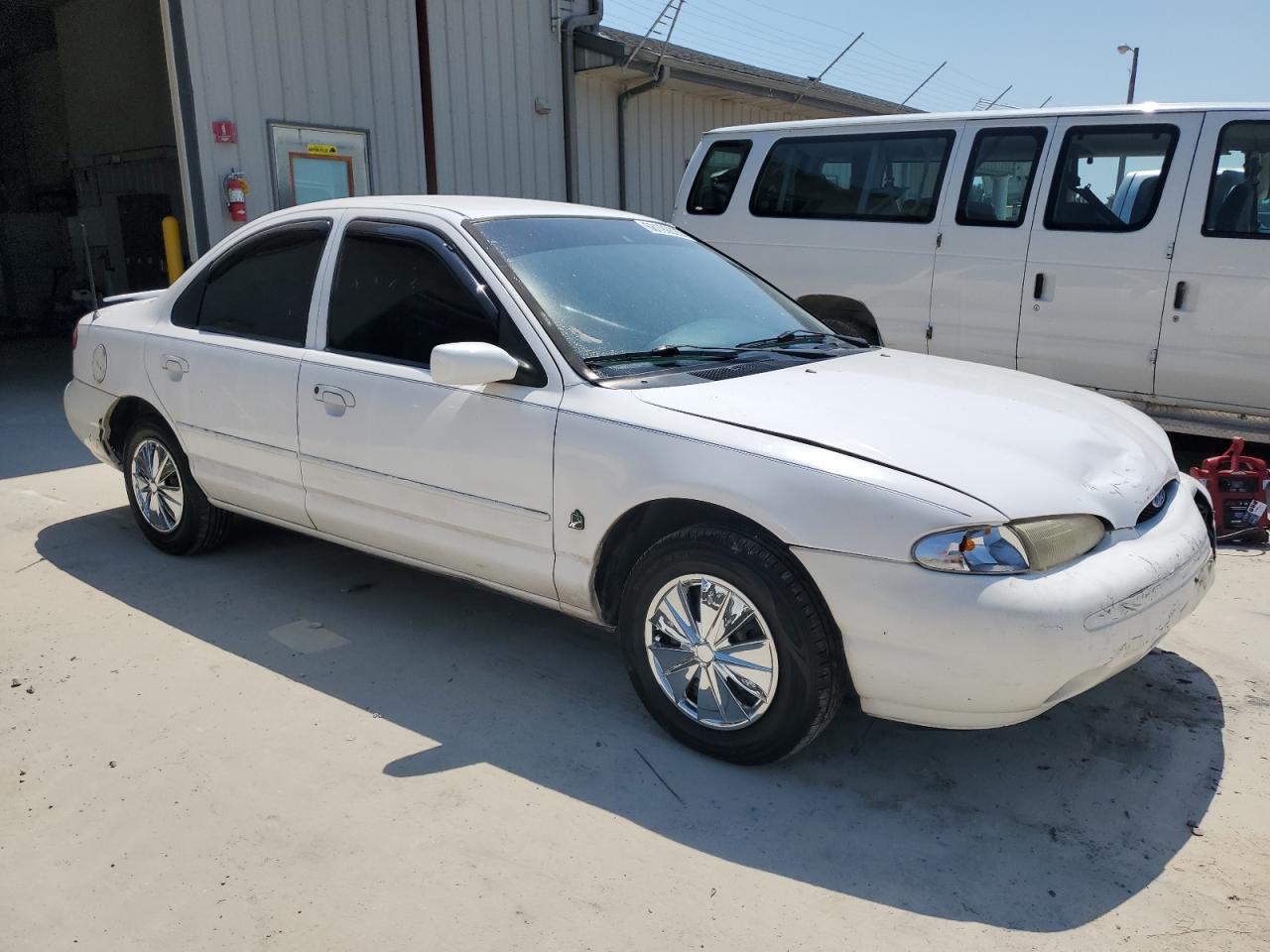 1996 Ford Contour Gl White vin: 1FALP65Z1TK226551