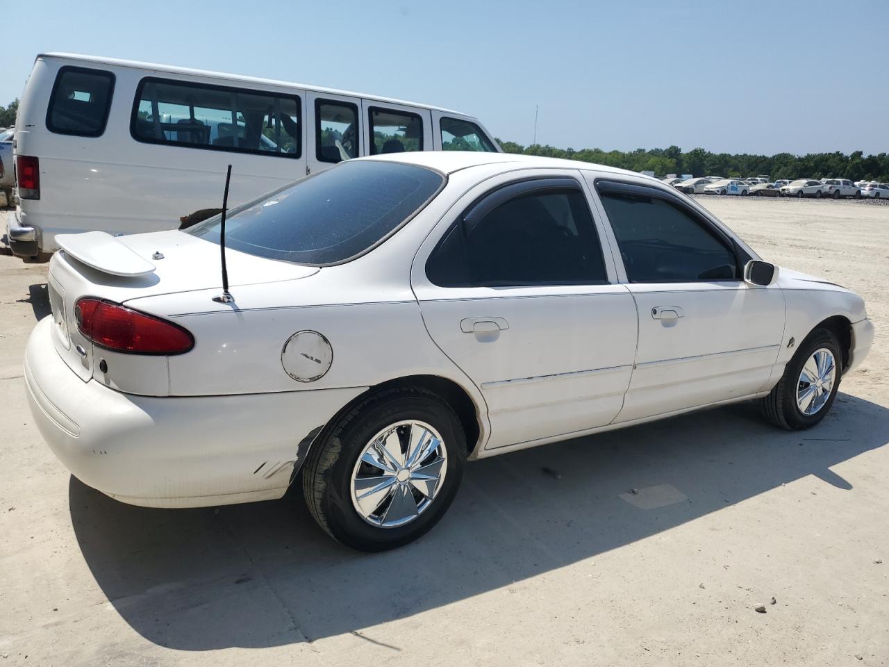 1996 Ford Contour Gl White vin: 1FALP65Z1TK226551
