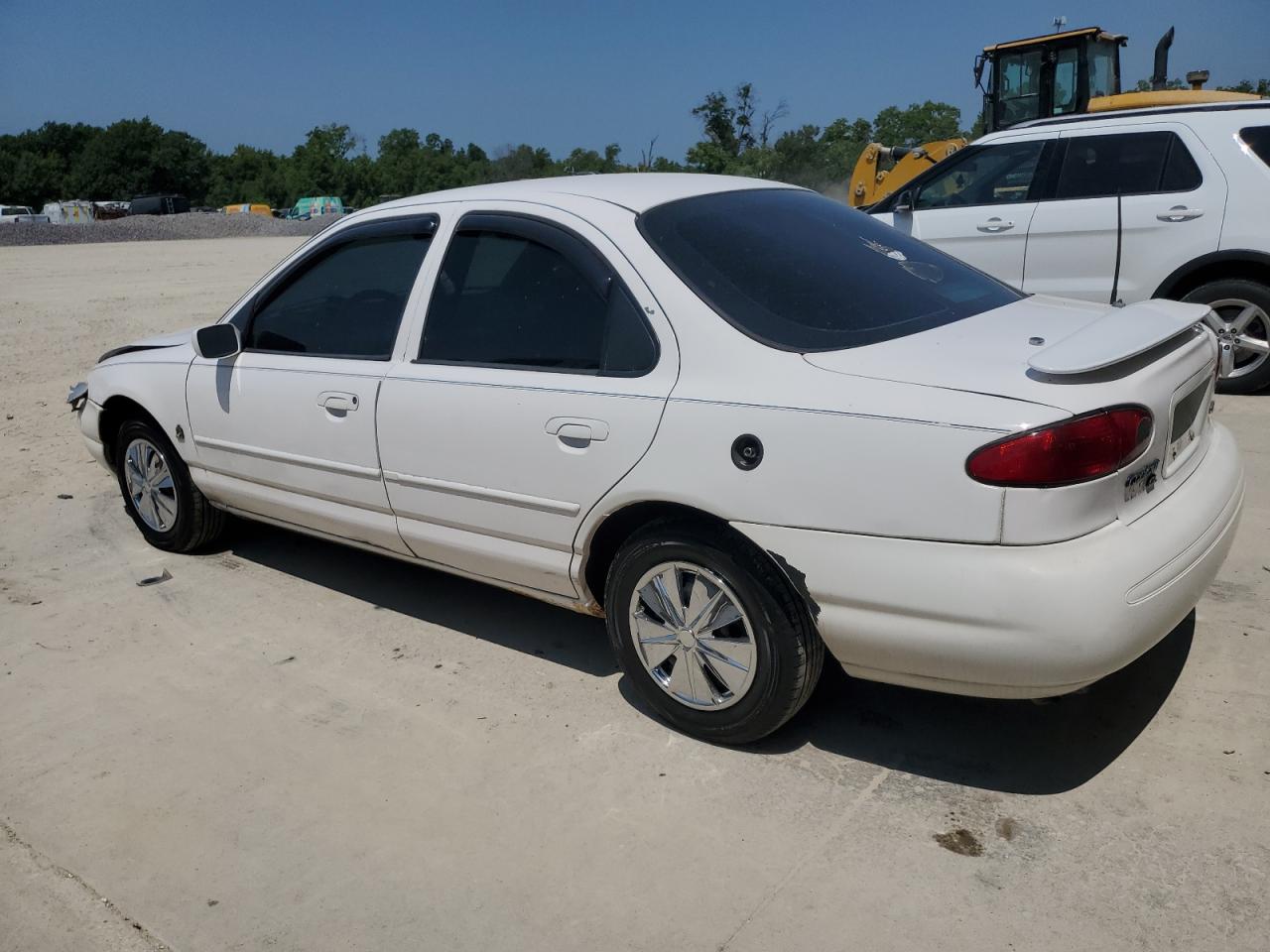 1996 Ford Contour Gl White vin: 1FALP65Z1TK226551