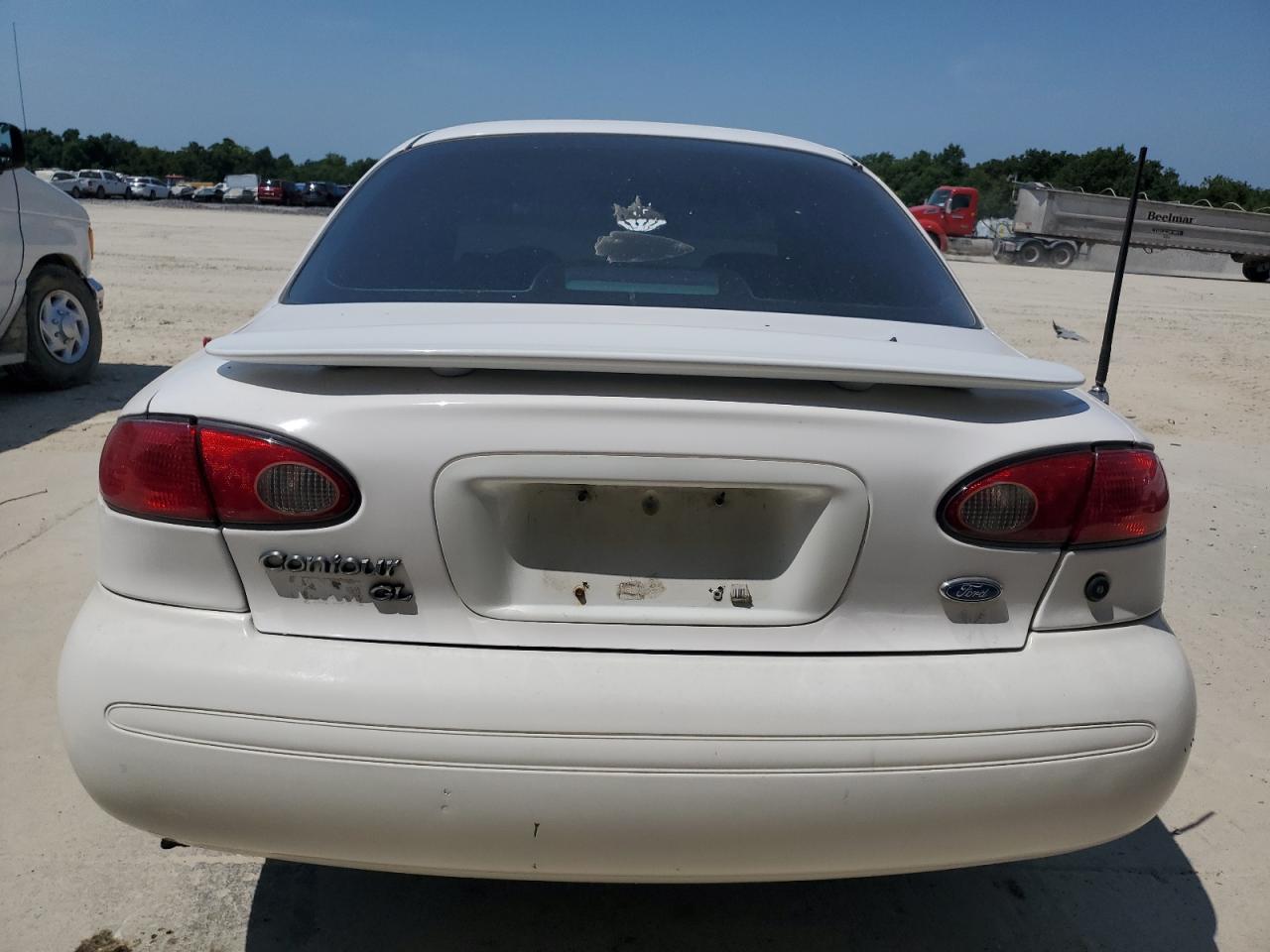 1996 Ford Contour Gl White vin: 1FALP65Z1TK226551