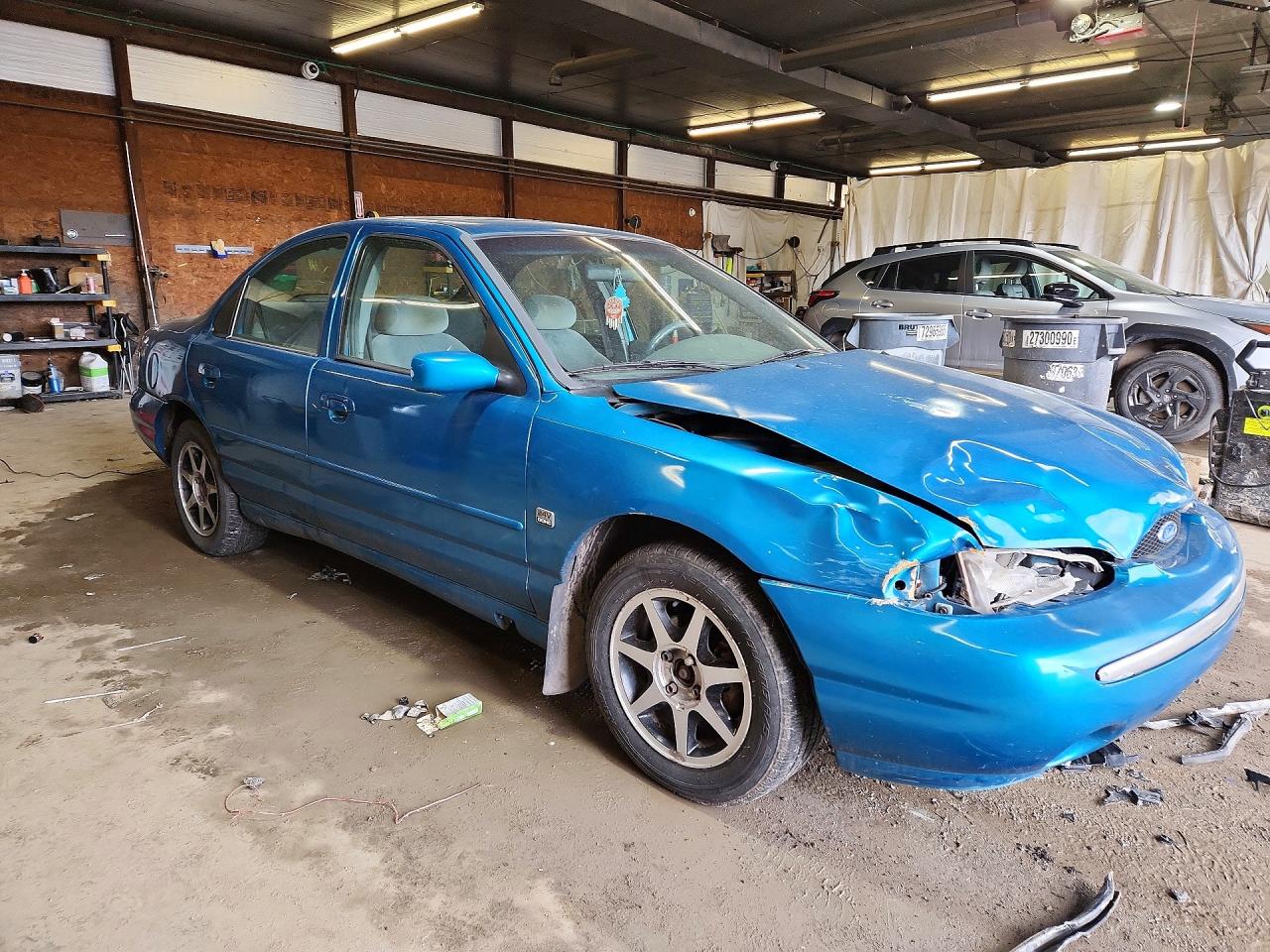 1995 Ford Contour Se Blue vin: 1FALP67L8SK208023
