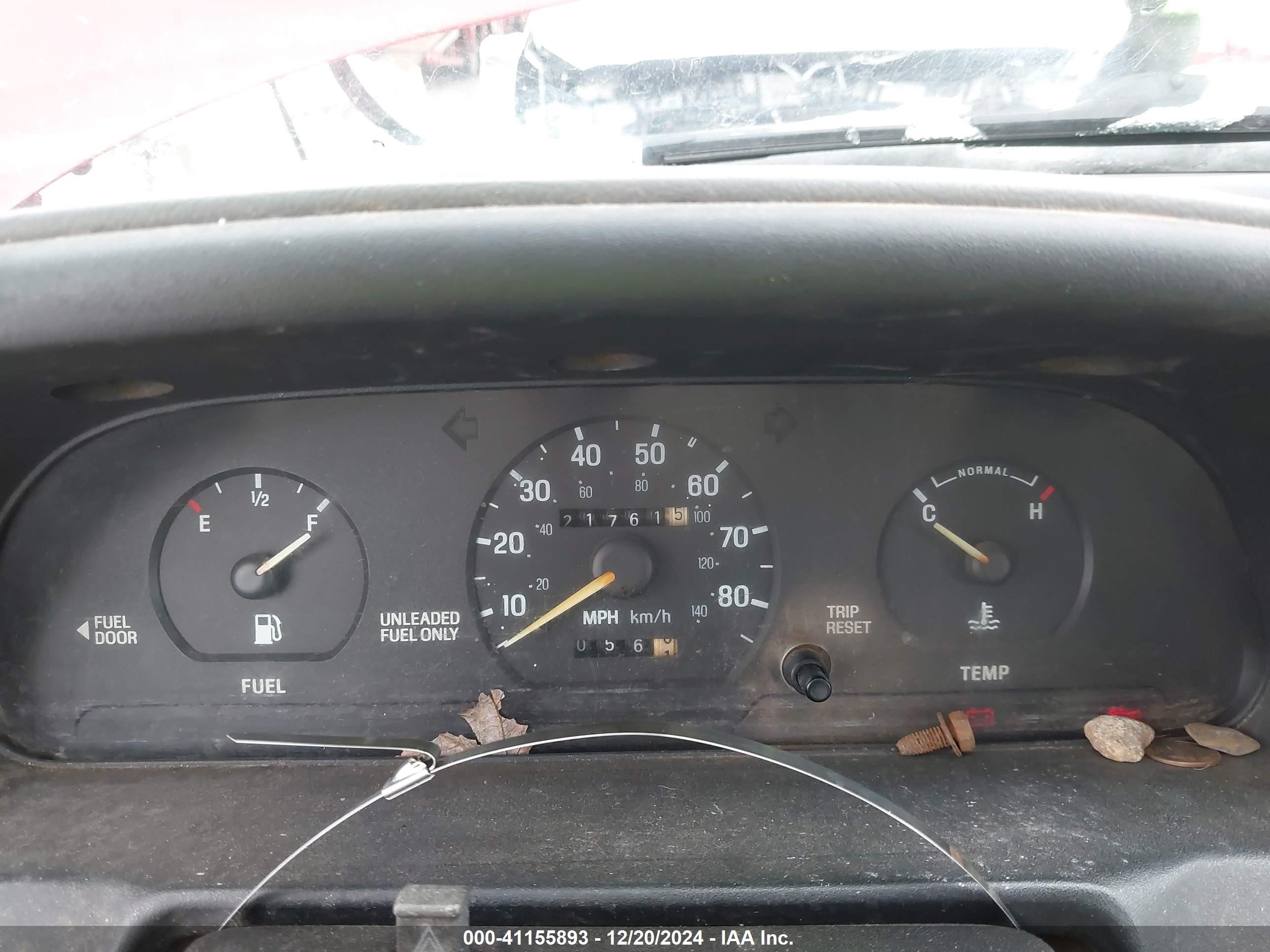 1991 Ford Escort Pony/l Red vin: 1FAPP10J5MW151076
