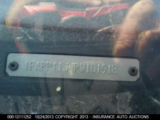 1993 Ford Escort Lx 2-door vin: 1FAPP11J4PW101918