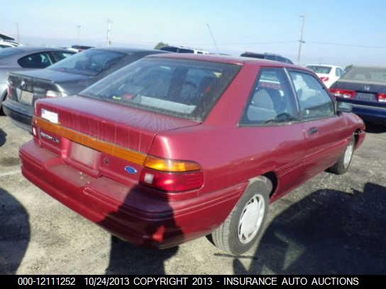 1993 Ford Escort Lx 2-door vin: 1FAPP11J4PW101918
