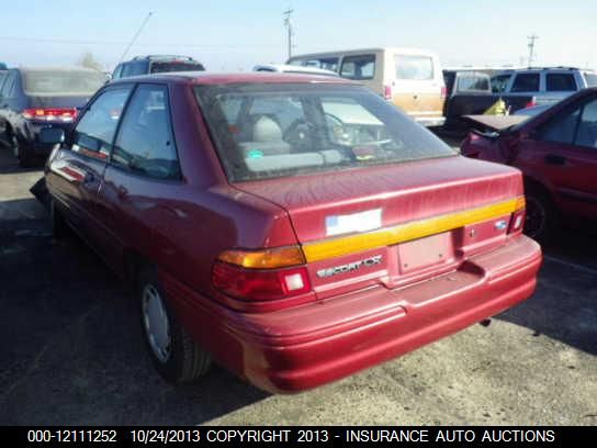 1993 Ford Escort Lx 2-door vin: 1FAPP11J4PW101918