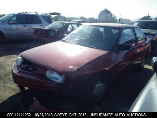 1993 Ford Escort Lx 2-door vin: 1FAPP11J4PW101918