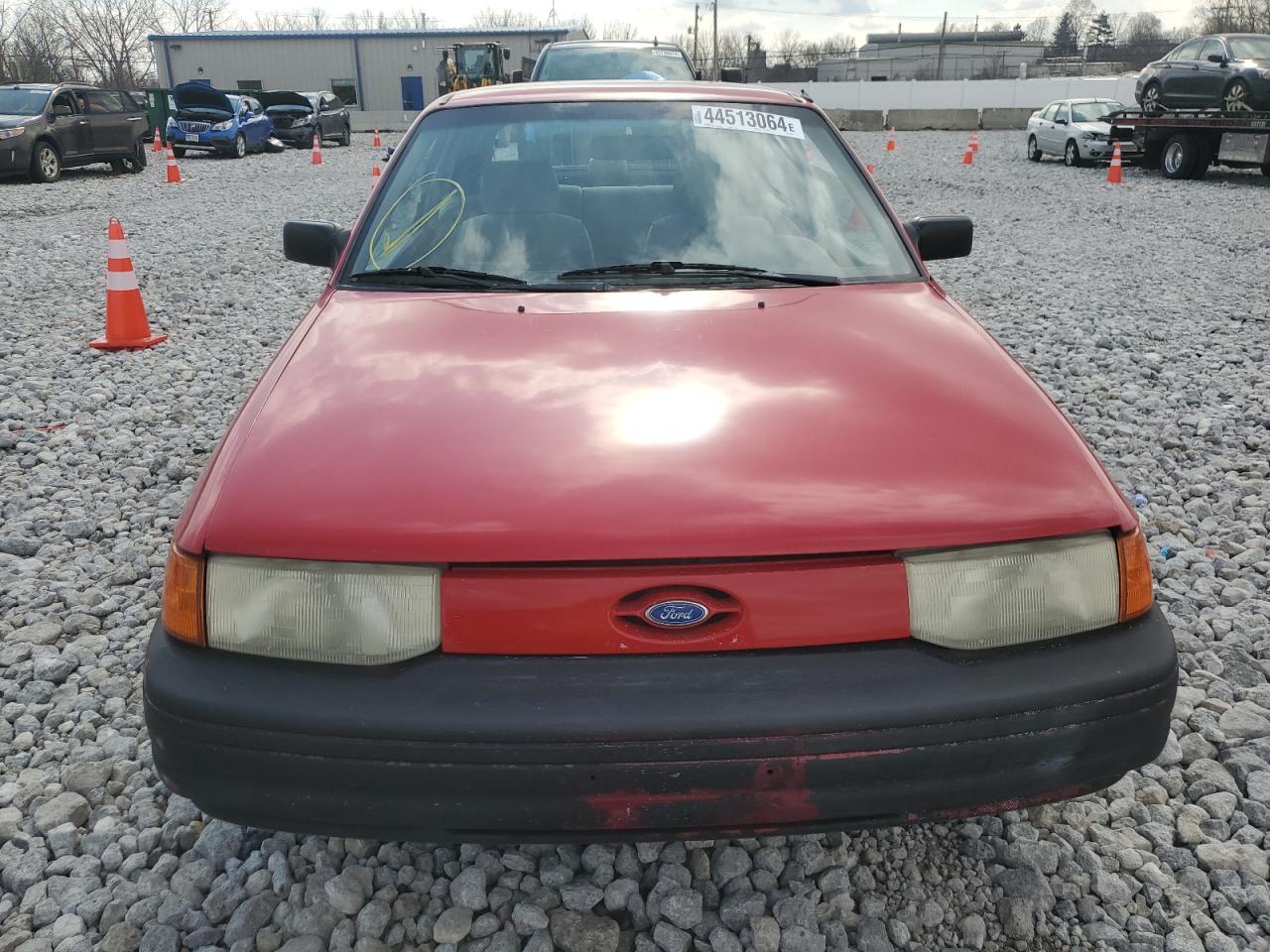 1992 Ford Escort Lx Red vin: 1FAPP11J8NW173217