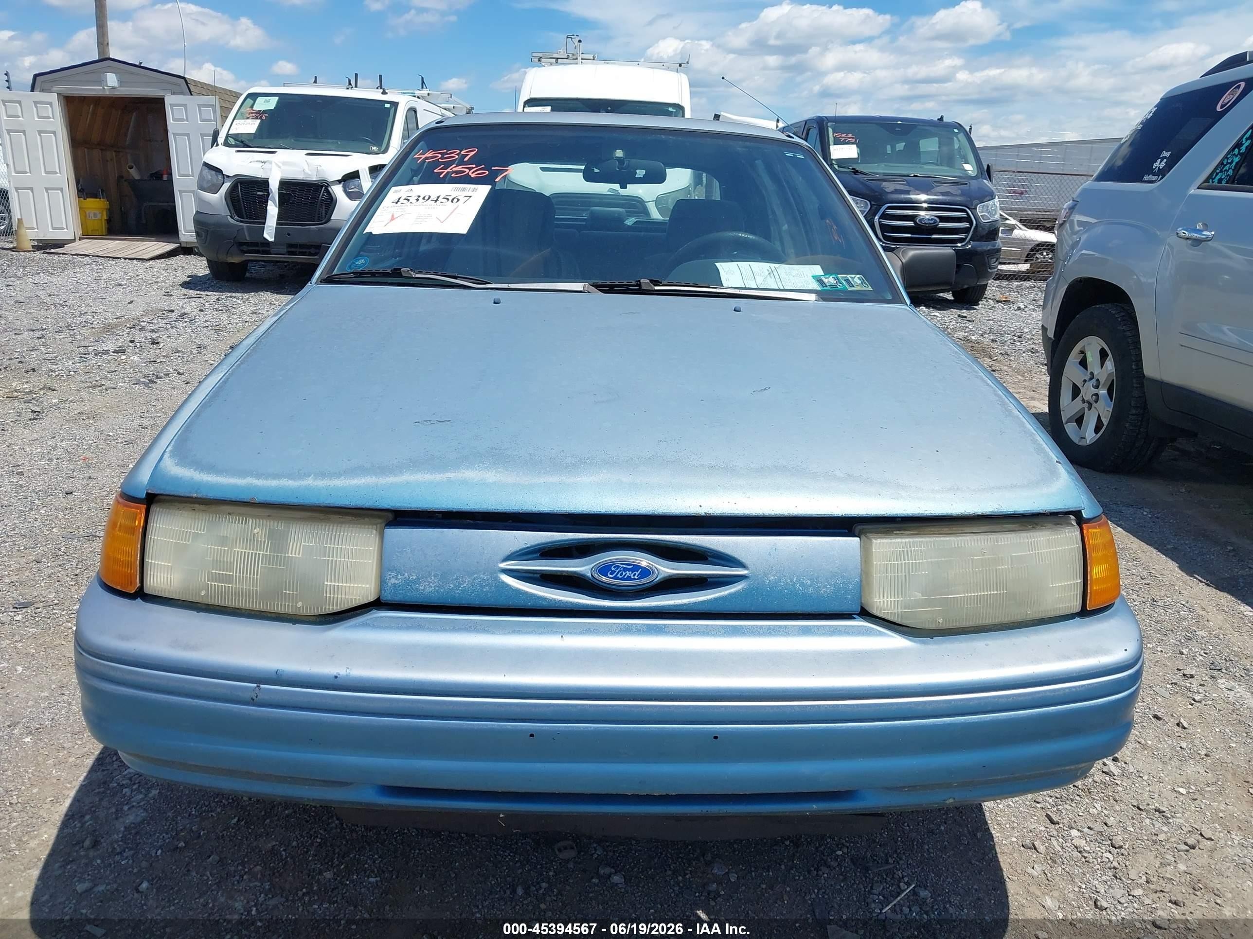 1993 Ford Escort Lx Blue vin: 1FAPP14JXPW218088