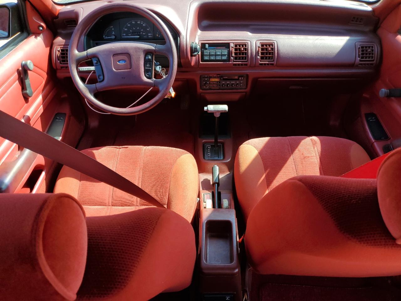 1989 Ford Tempo Gl Maroon vin: 1FAPP36X2KK220947
