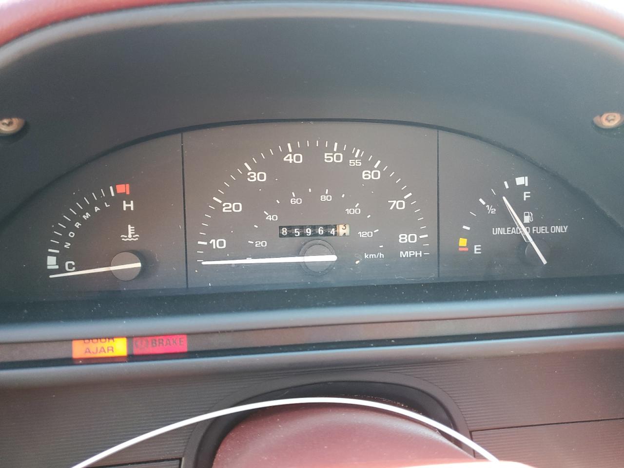 1989 Ford Tempo Gl Maroon vin: 1FAPP36X2KK220947