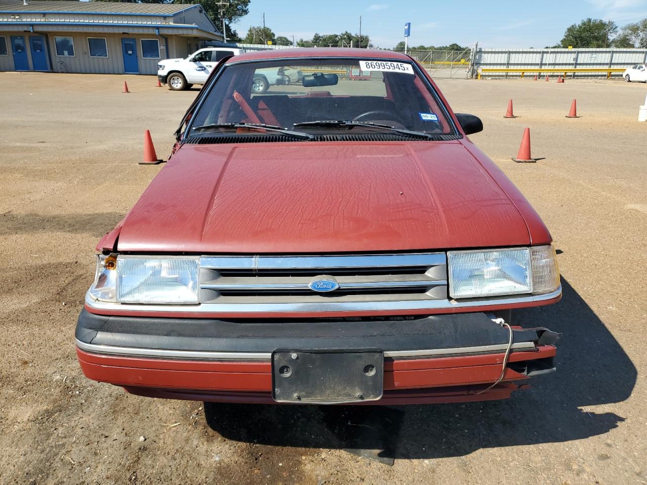 1989 Ford Tempo Gl Maroon vin: 1FAPP36X2KK220947