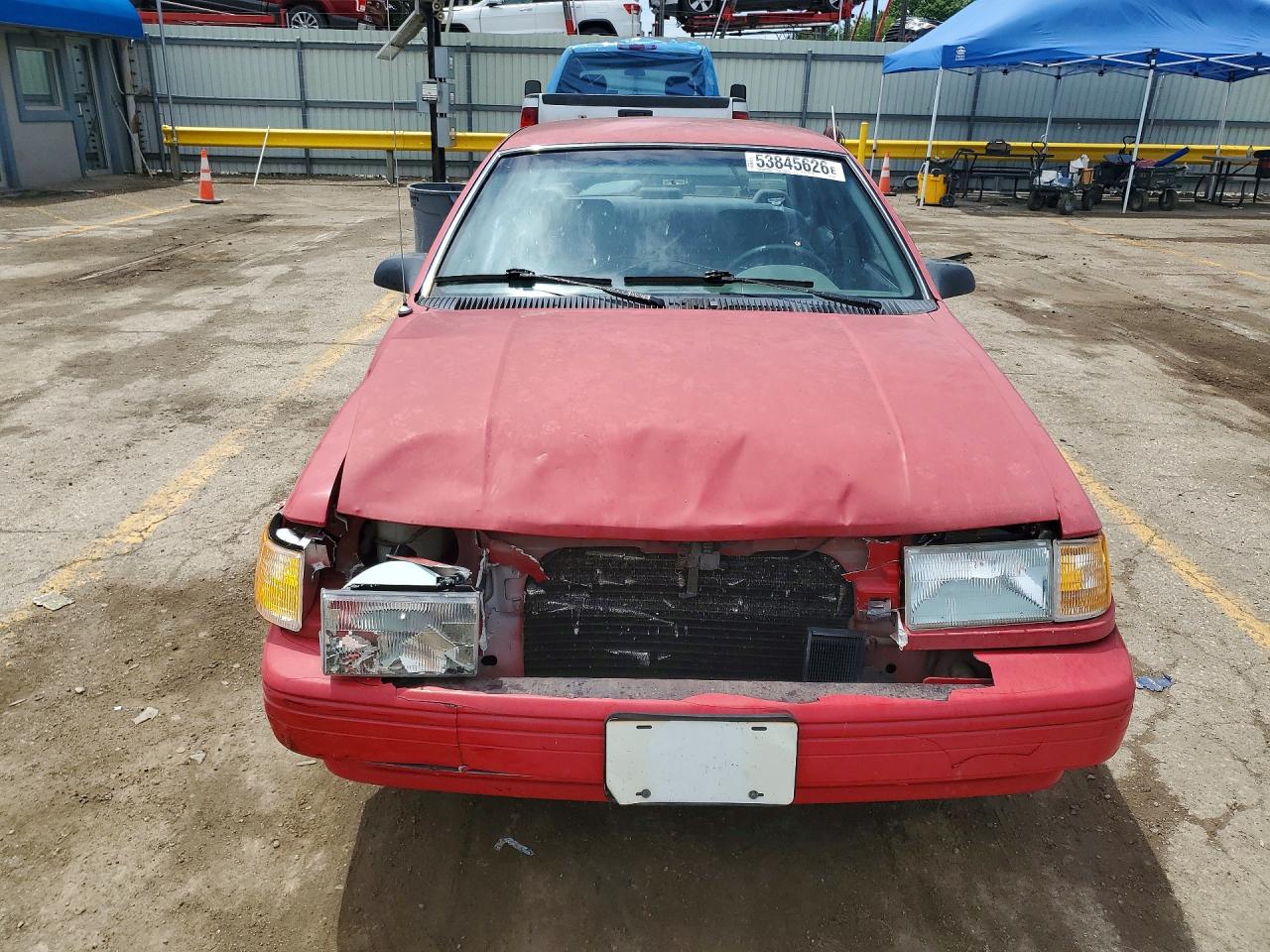 1994 Ford Tempo Gl Red vin: 1FAPP36X3RK229702