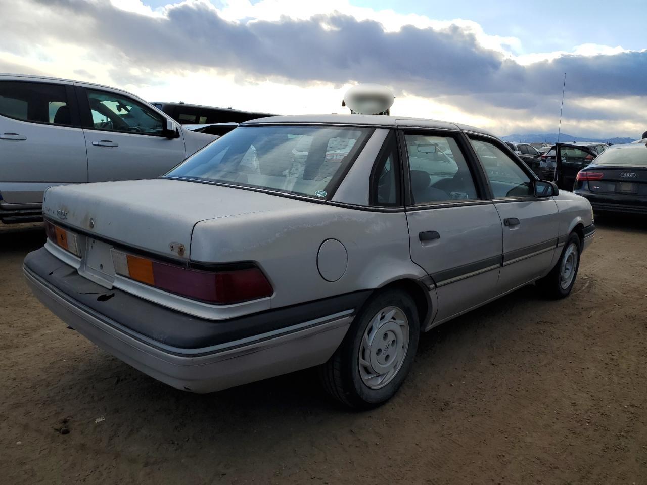 1991 Ford Tempo Gl Silver vin: 1FAPP36X8MK202729
