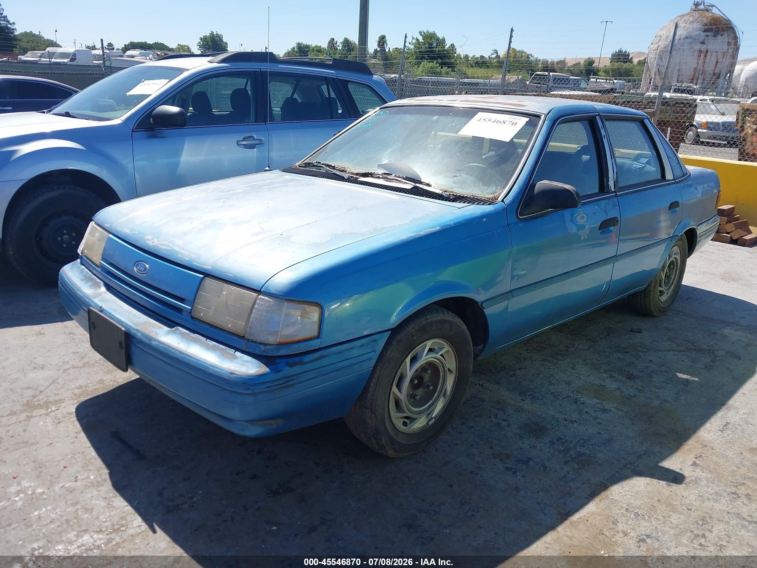 1994 Ford Tempo Gl Blue vin: 1FAPP36X9RK123612