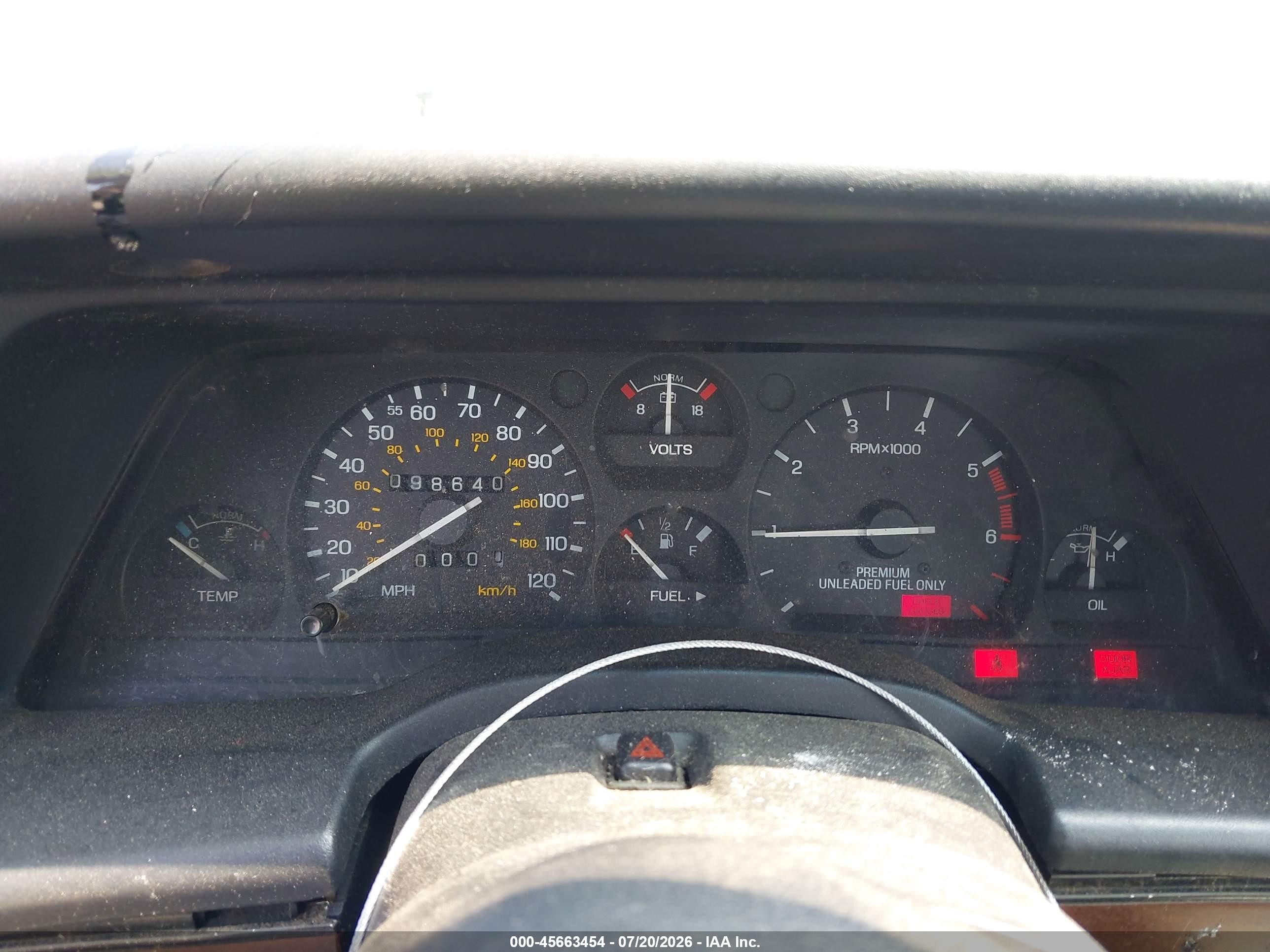 1993 Ford Thunderbird Lx Green vin: 1FAPP6241PH127855