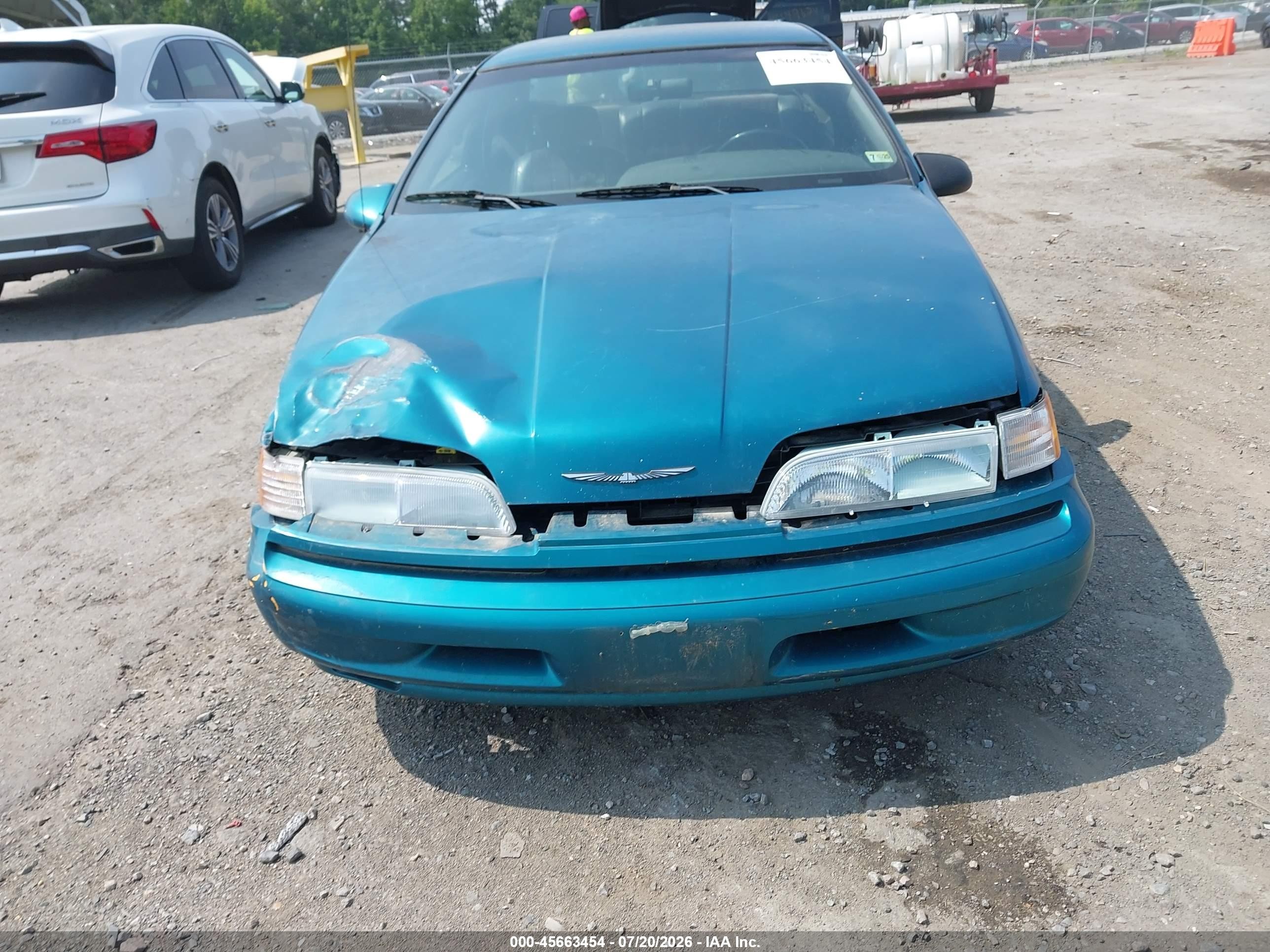 1993 Ford Thunderbird Lx Green vin: 1FAPP6241PH127855