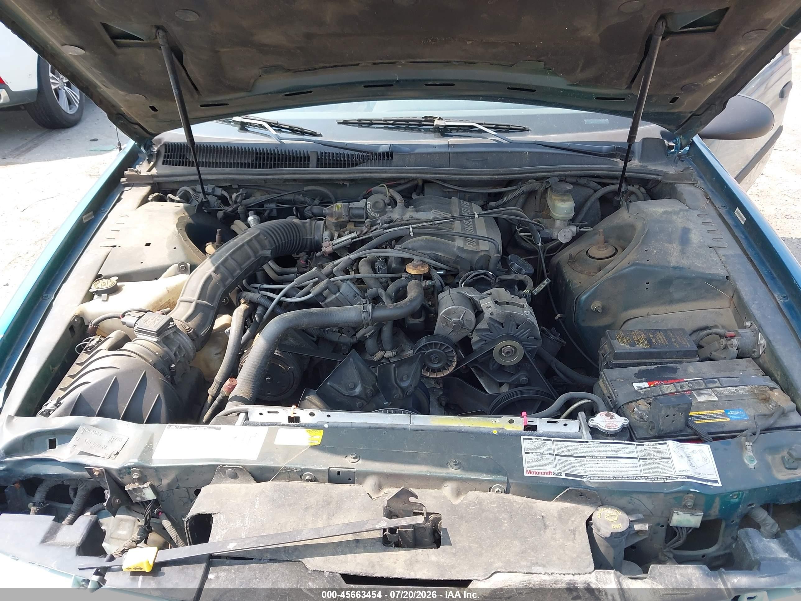 1993 Ford Thunderbird Lx Green vin: 1FAPP6241PH127855