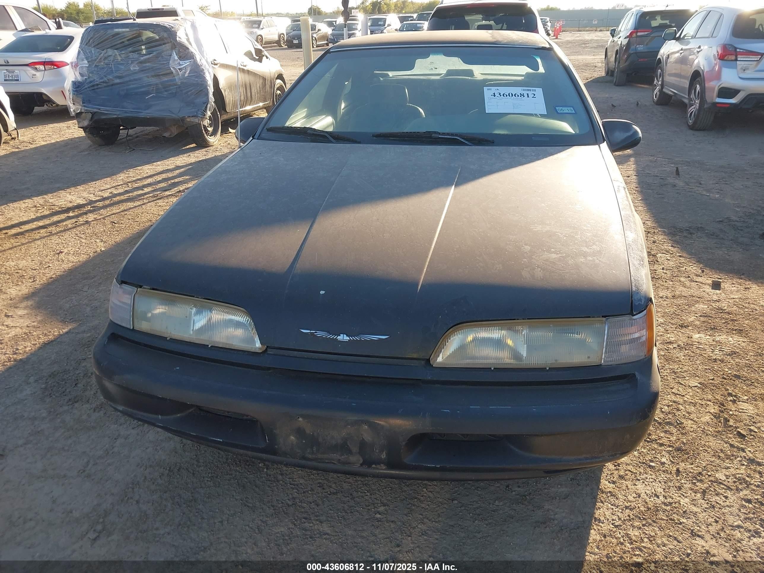 1993 Ford Thunderbird Lx Black vin: 1FAPP6241PH223095