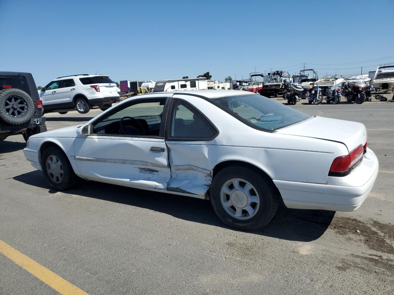 1993 Ford Thunderbird Lx White vin: 1FAPP6242PH206662