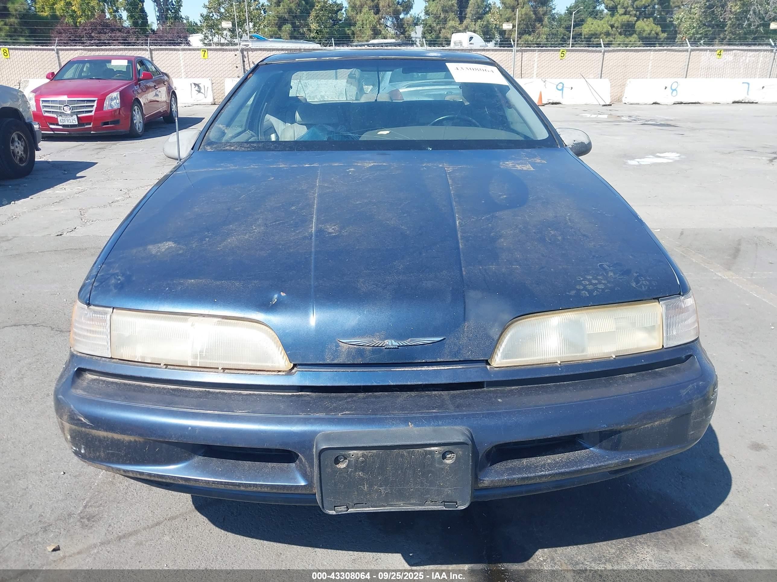 1992 Ford Thunderbird Lx Blue vin: 1FAPP6243NH177766