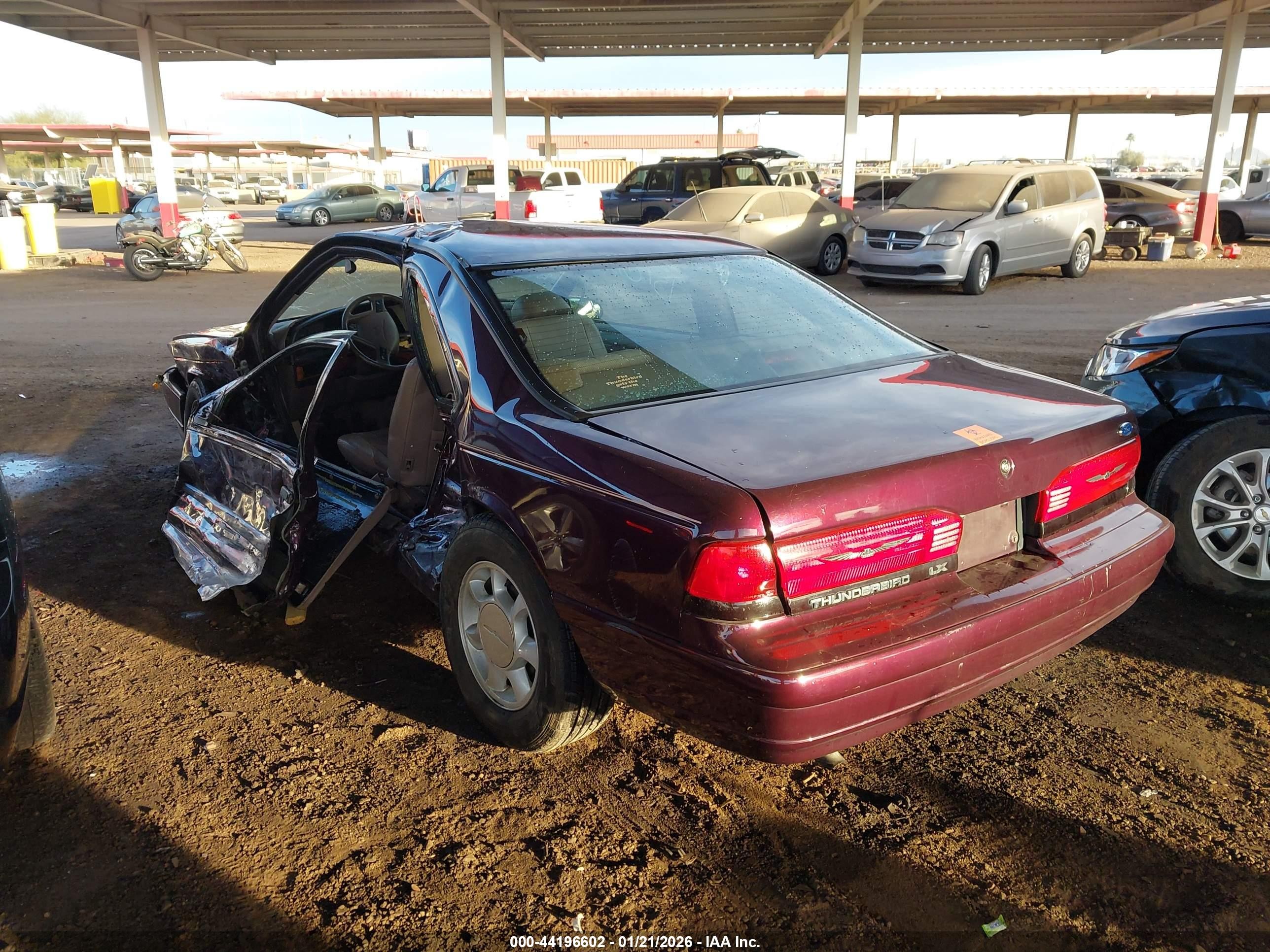 1993 Ford Thunderbird Lx Maroon vin: 1FAPP6244PH154371