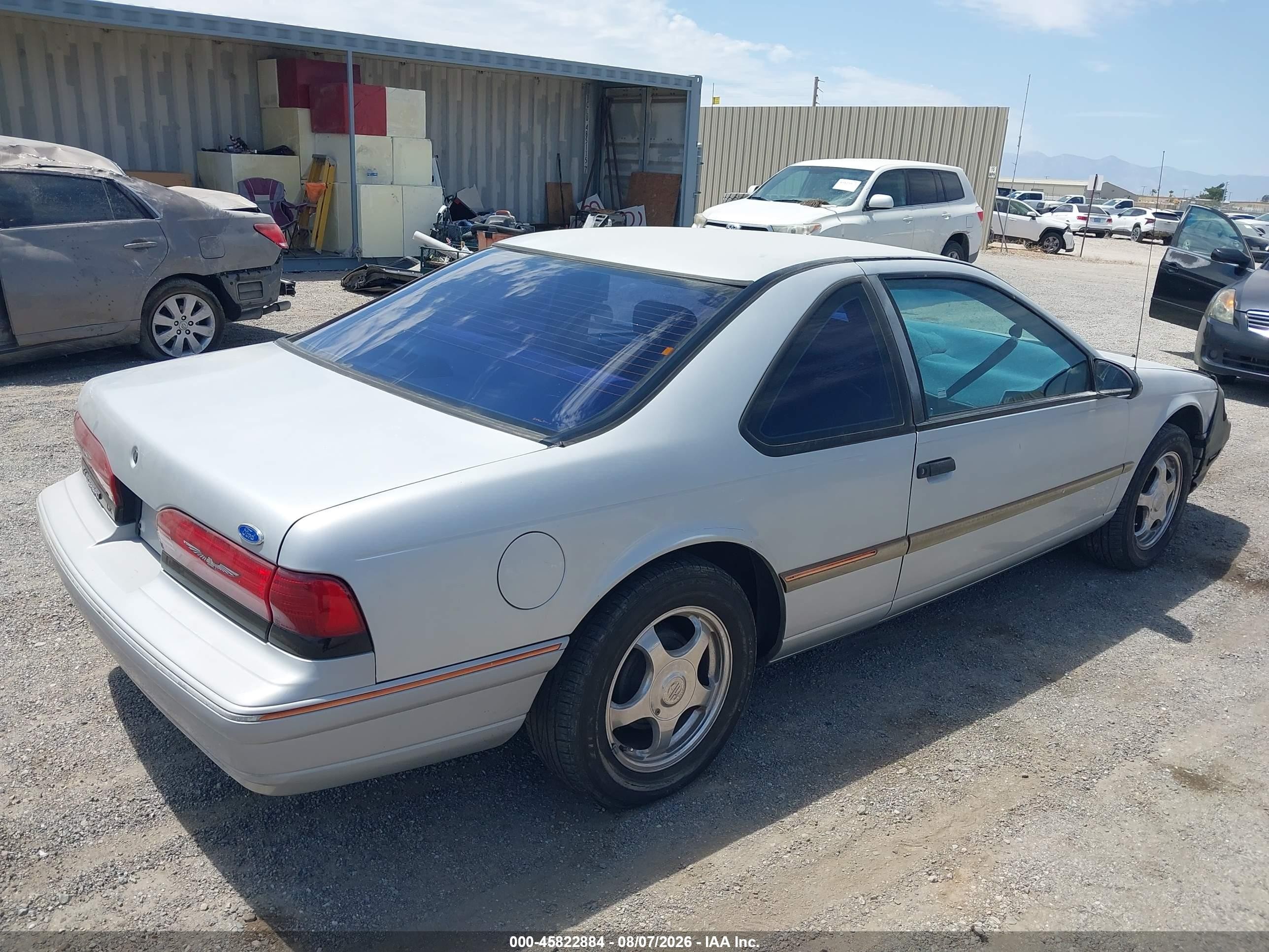 1992 Ford Thunderbird Lx Silver vin: 1FAPP6245NH160810