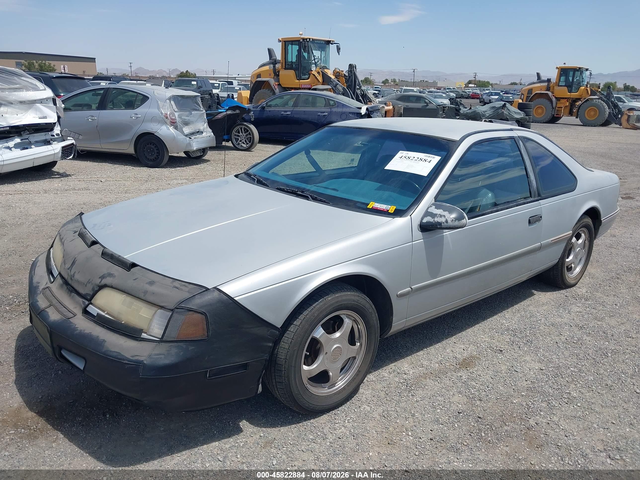 1992 Ford Thunderbird Lx Silver vin: 1FAPP6245NH160810