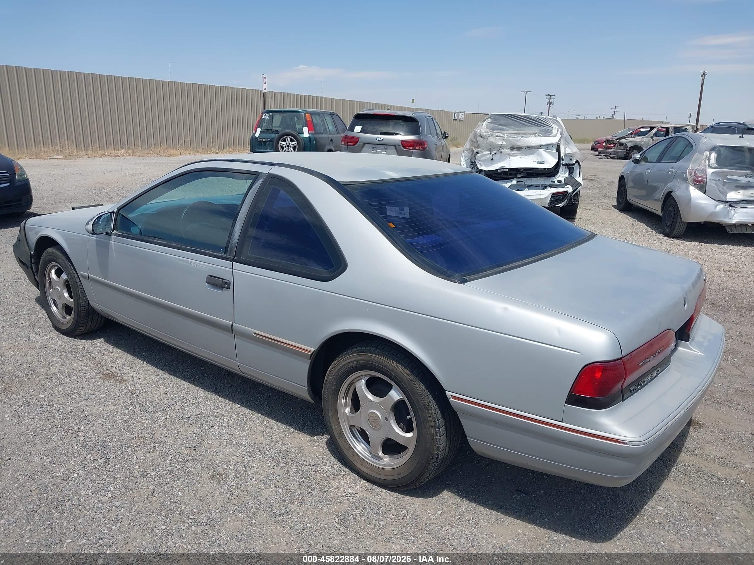 1992 Ford Thunderbird Lx Silver vin: 1FAPP6245NH160810