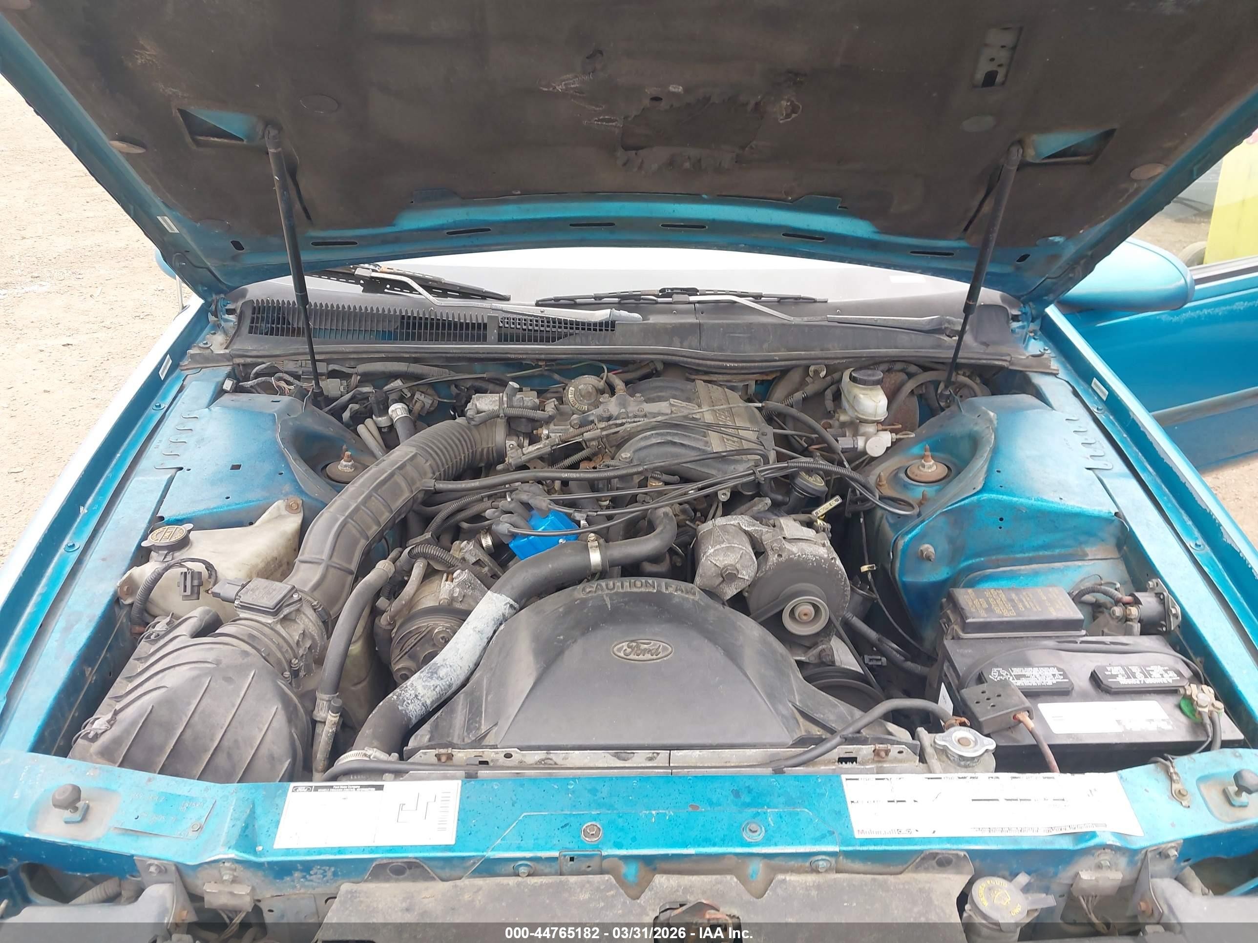 1993 Ford Thunderbird Lx Turquoise vin: 1FAPP6245PH181580